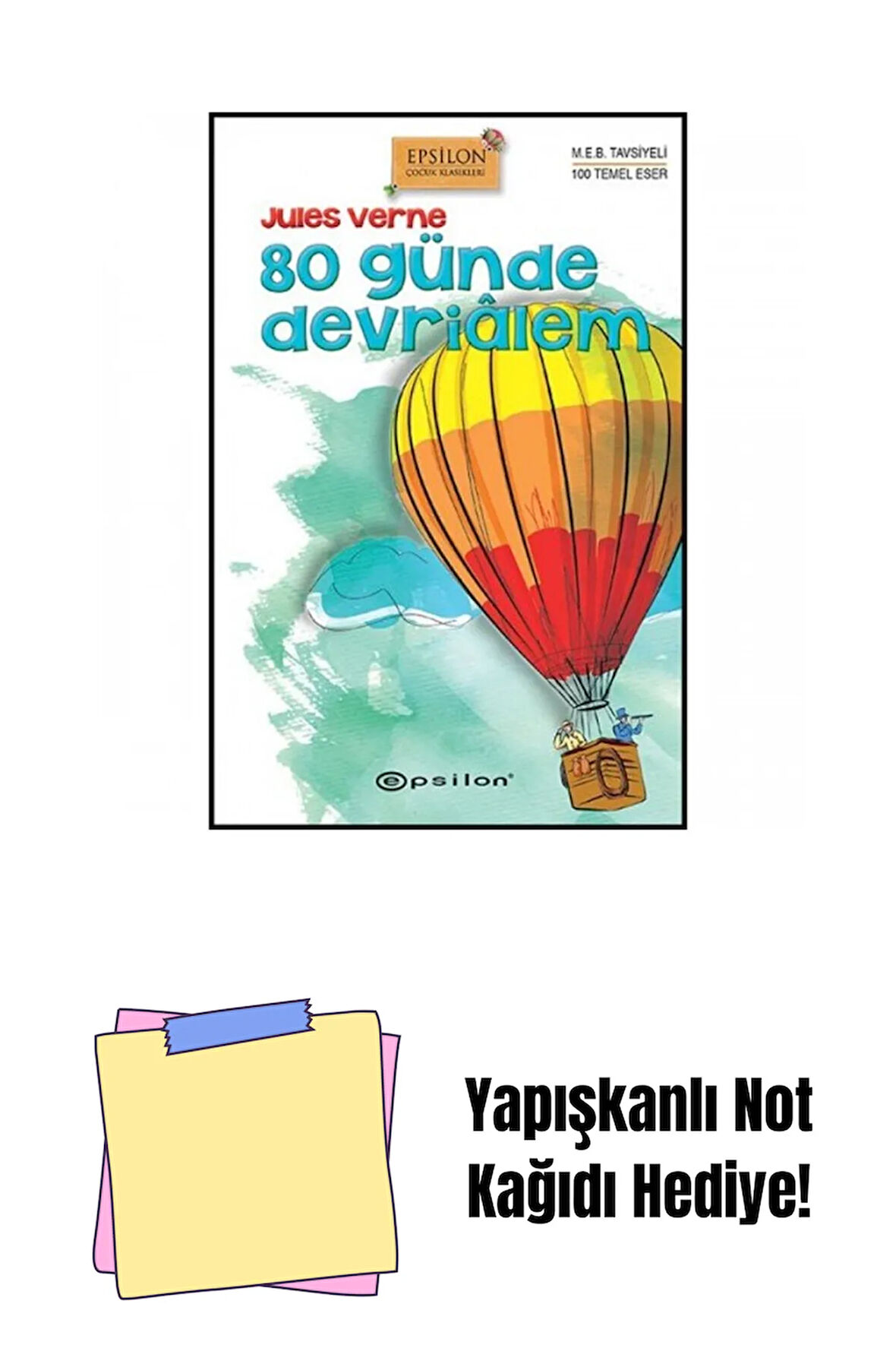 80 Günde Devrialem (Sert Kapak) + Yapışkanlı Not Kağıdı