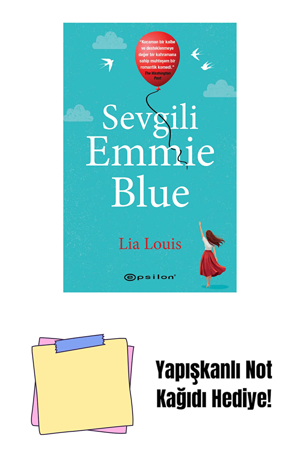 Sevgili Emmie Blue + Yapışkanlı Not Kağıdı
