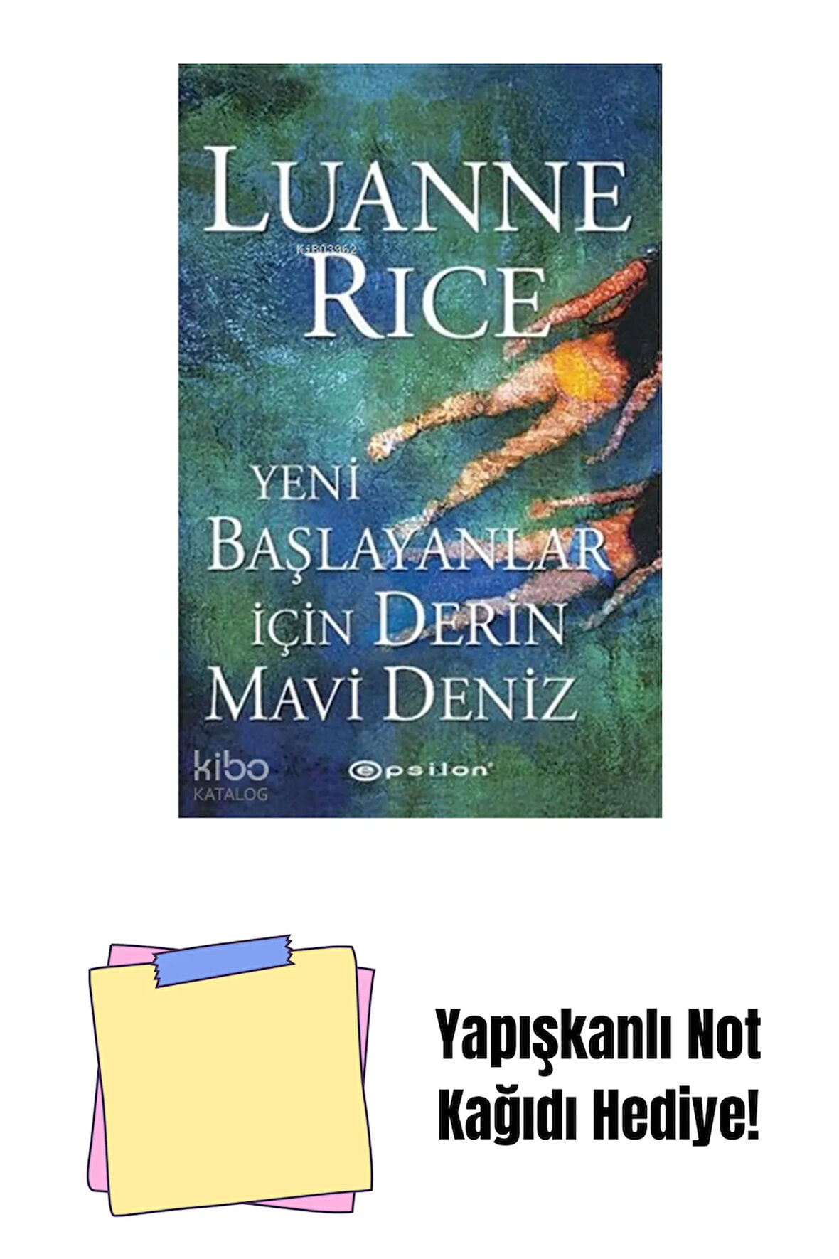 Yeni Başlayanlar Için Derin Mavi Deniz + Yapışkanlı Not Kağıdı