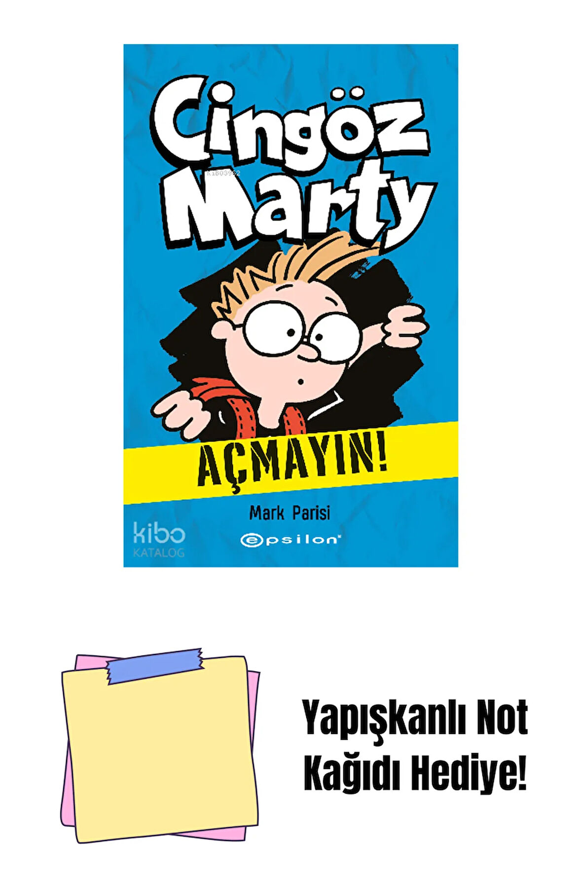 Cingöz Marty 1 - Açmayın! + Yapışkanlı Not Kağıdı