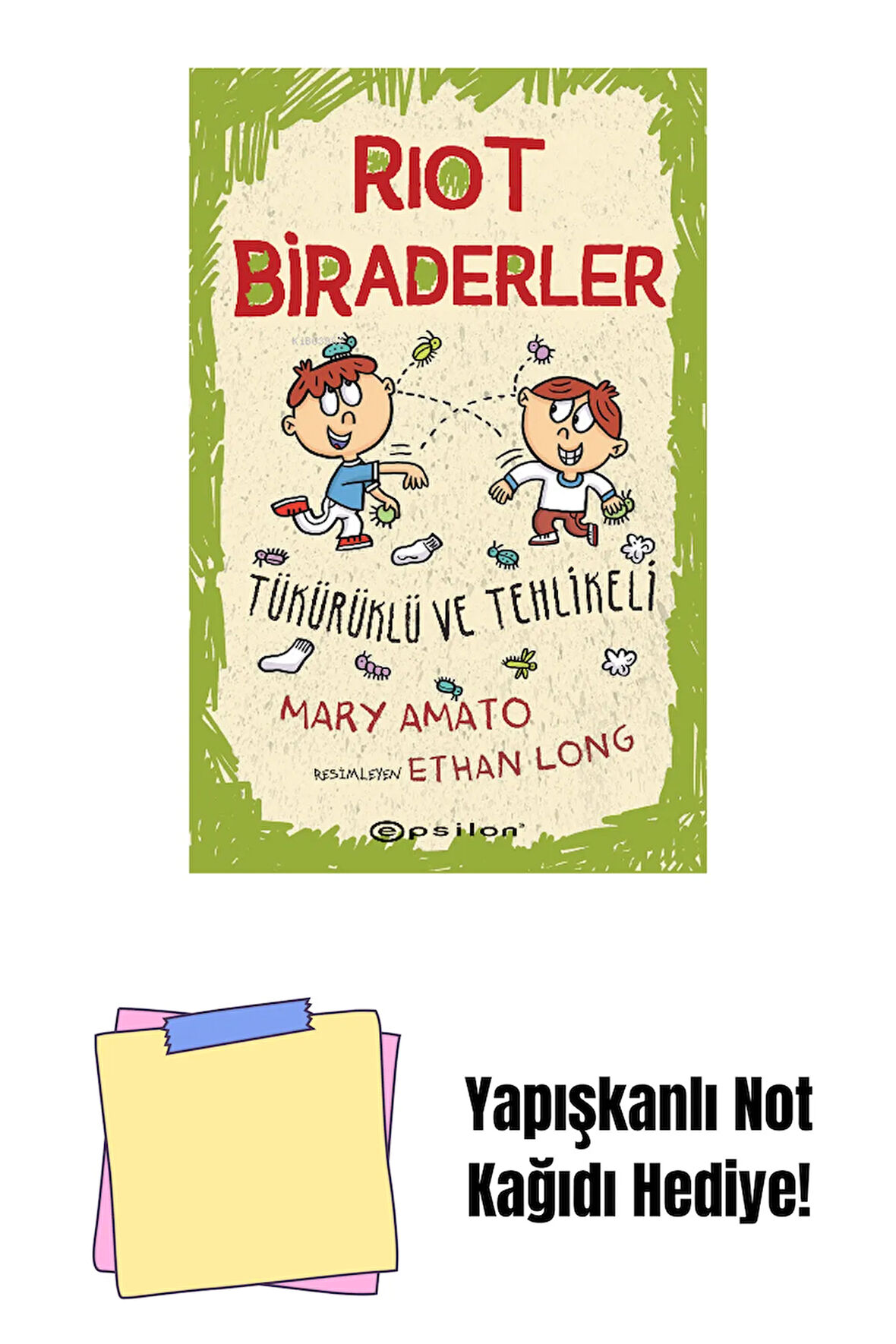 Riot Biraderler 2 Tükürüklü ve Tehlikeli + Yapışkanlı Not Kağıdı