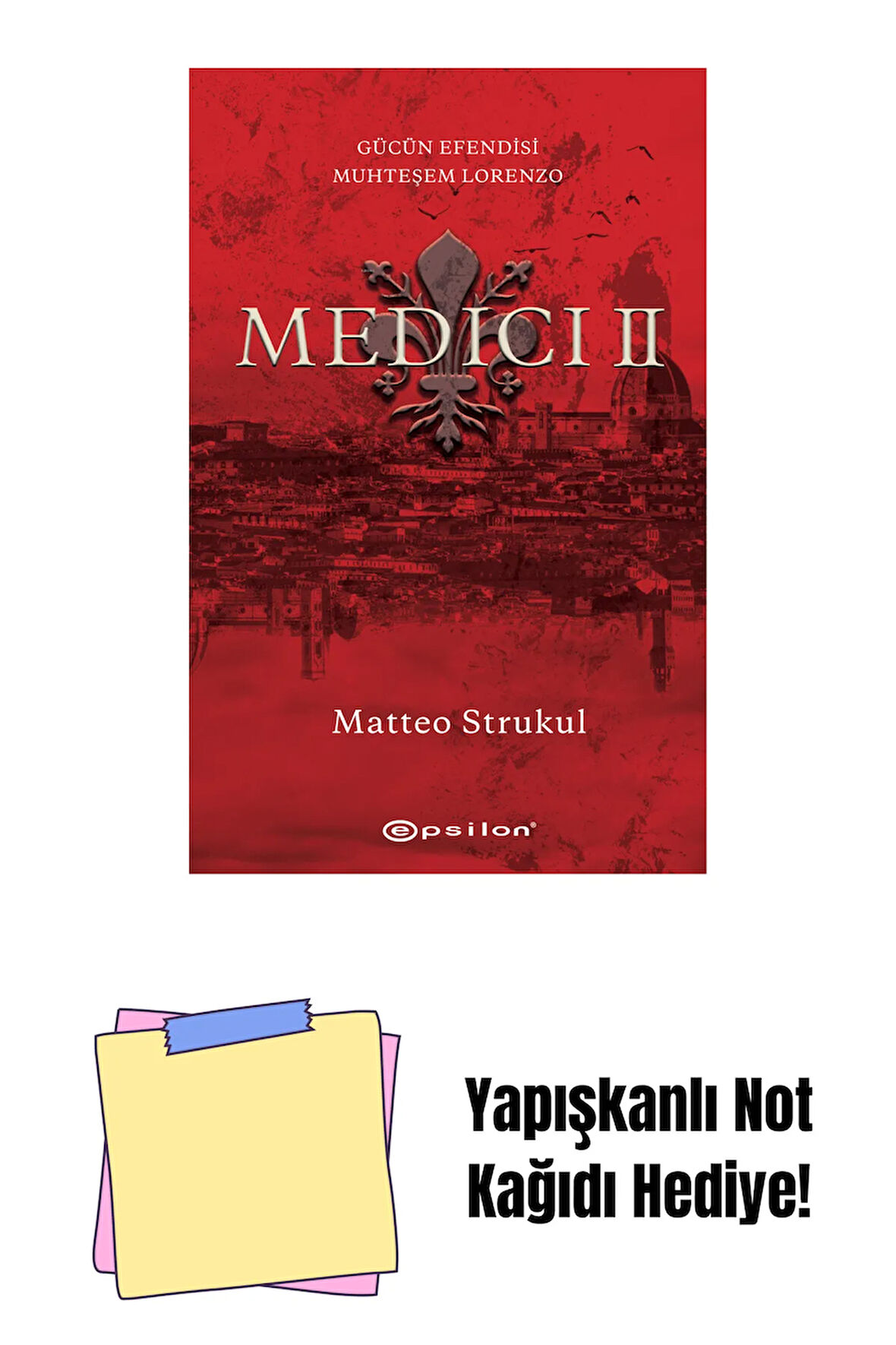 Medici II: Gücün Efendisi Muhteşem Lorenzo + Yapışkanlı Not Kağıdı