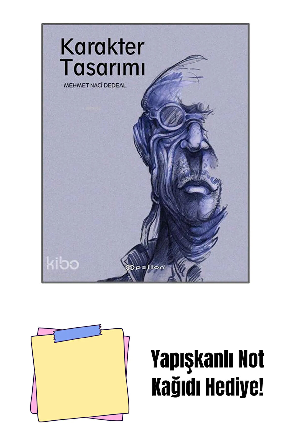 Karakter Tasarımı + Yapışkanlı Not Kağıdı