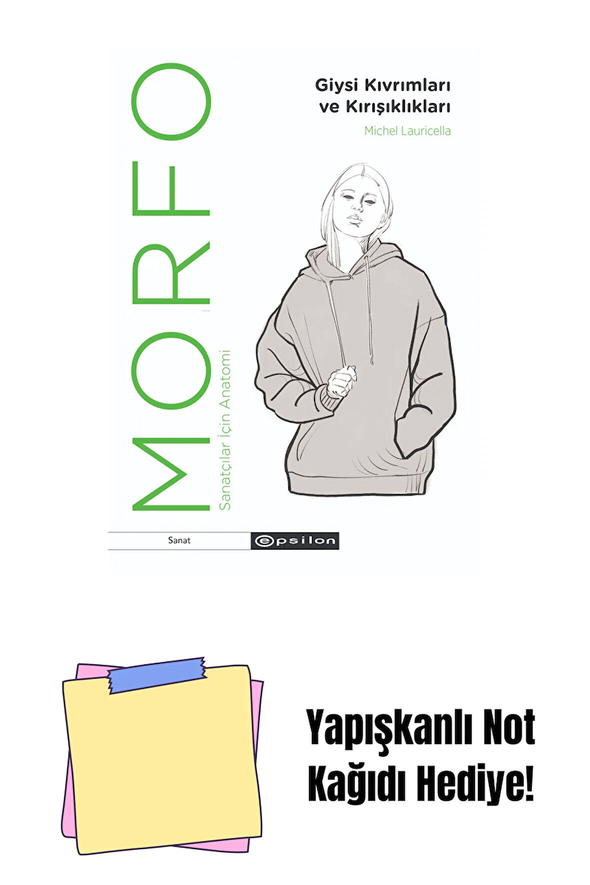 Morfo -Giysi Kıvrımları ve Kırışıklıklar + Yapışkanlı Not Kağıdı