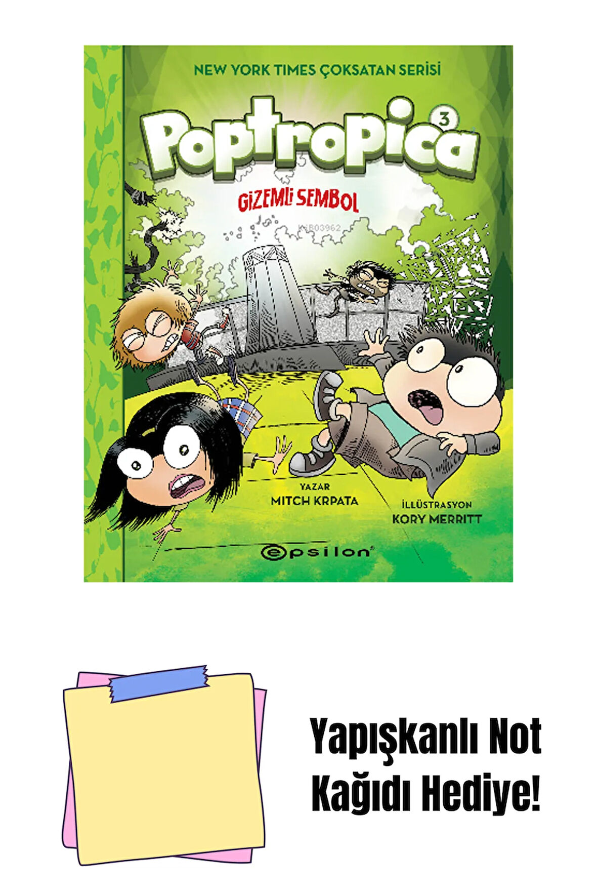 Poptropica-3 Gizemli Sembol + Yapışkanlı Not Kağıdı