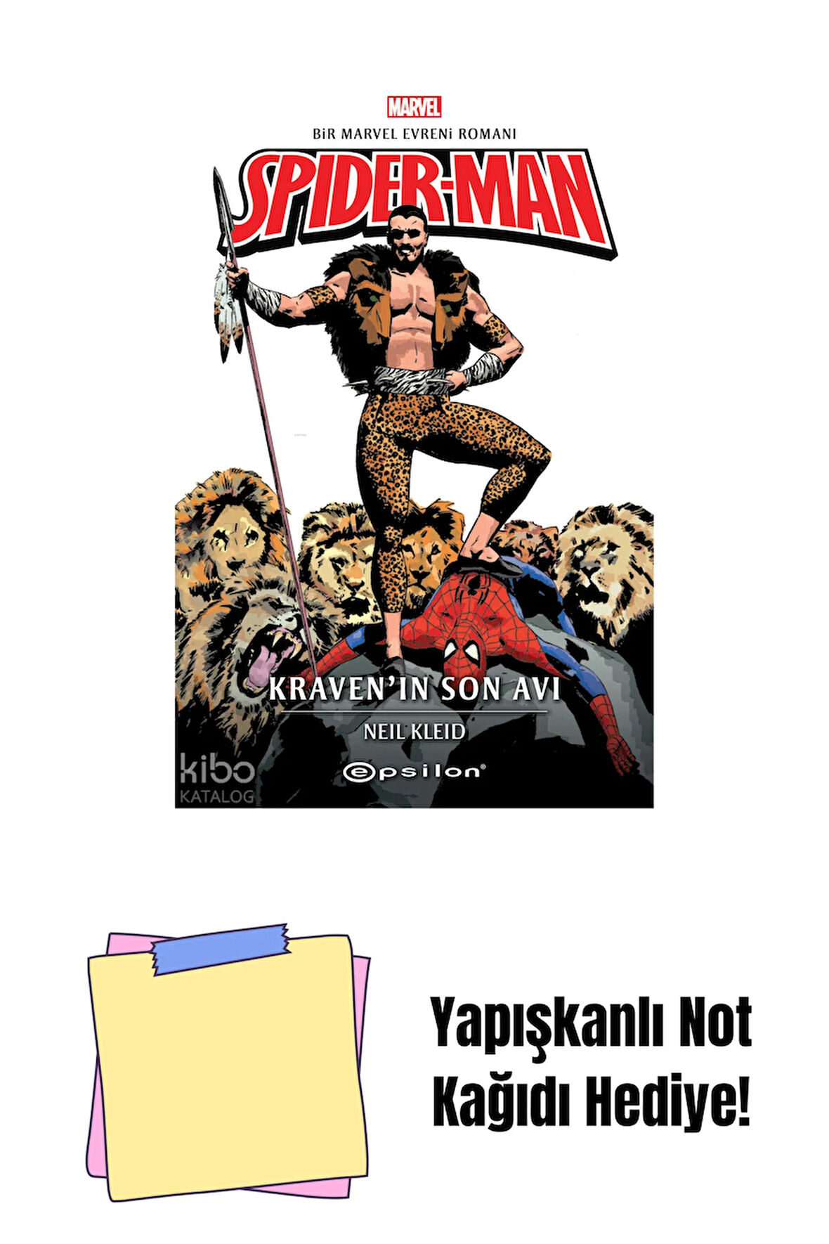 Spider-Man Kravenın Son Avı + Yapışkanlı Not Kağıdı