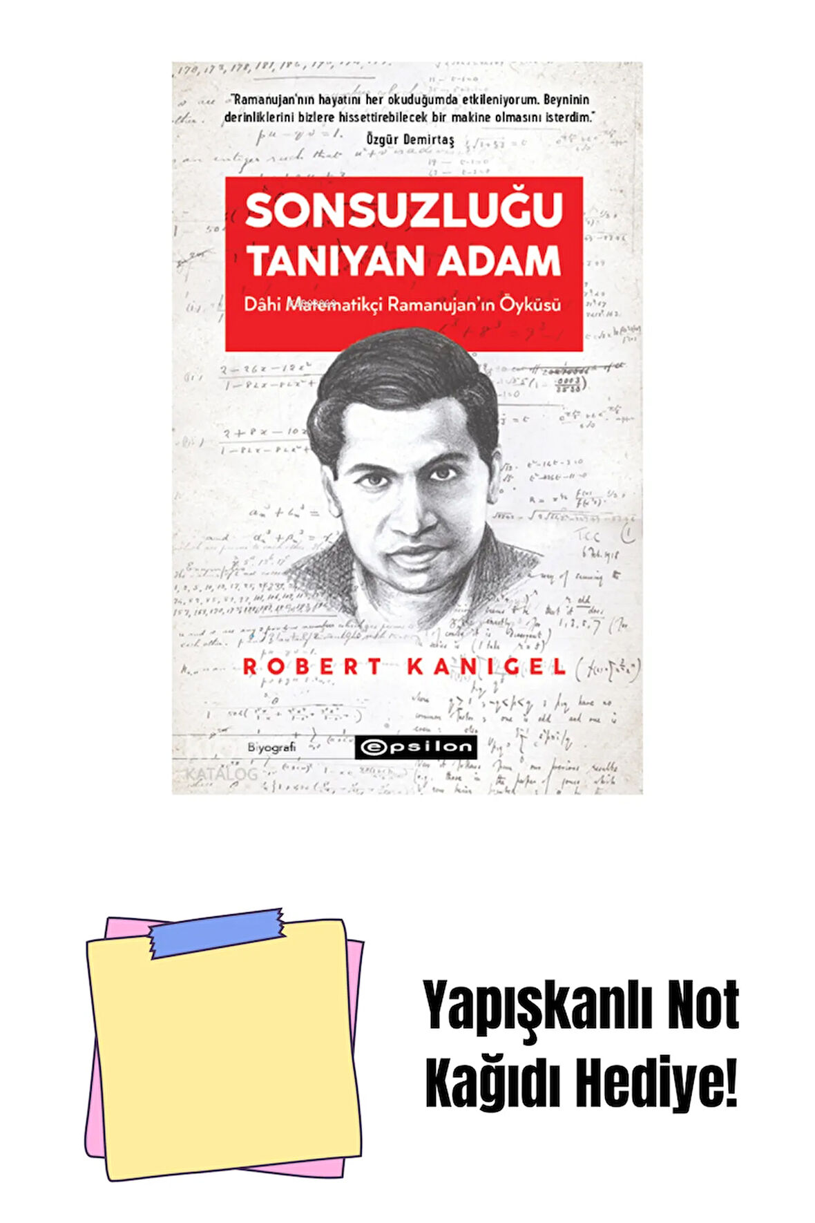 Sonsuzluğu Tanıyan Adam + Yapışkanlı Not Kağıdı
