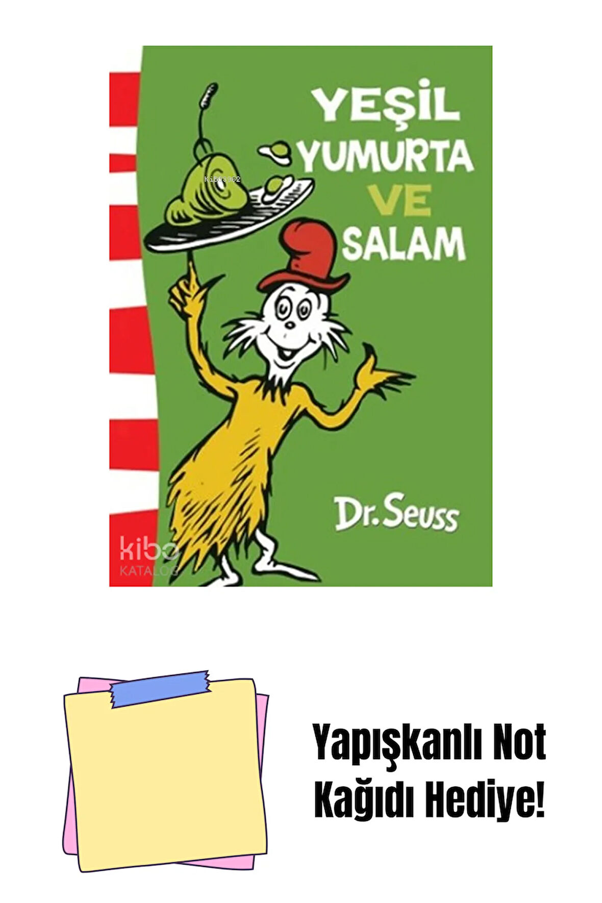 Yeşil Yumurta ve Salam + Yapışkanlı Not Kağıdı