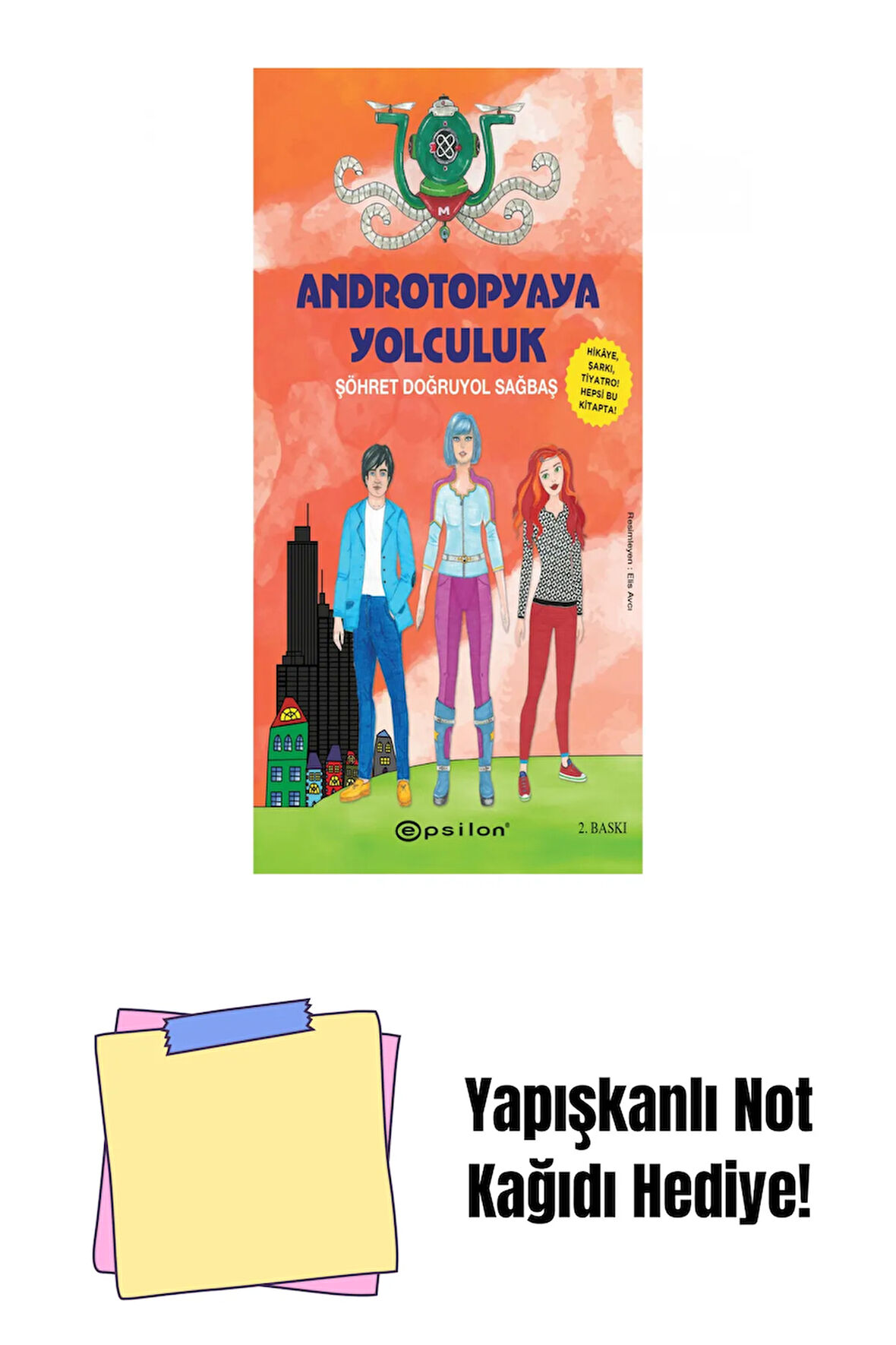 Androtopyaya Yolculuk + Yapışkanlı Not Kağıdı
