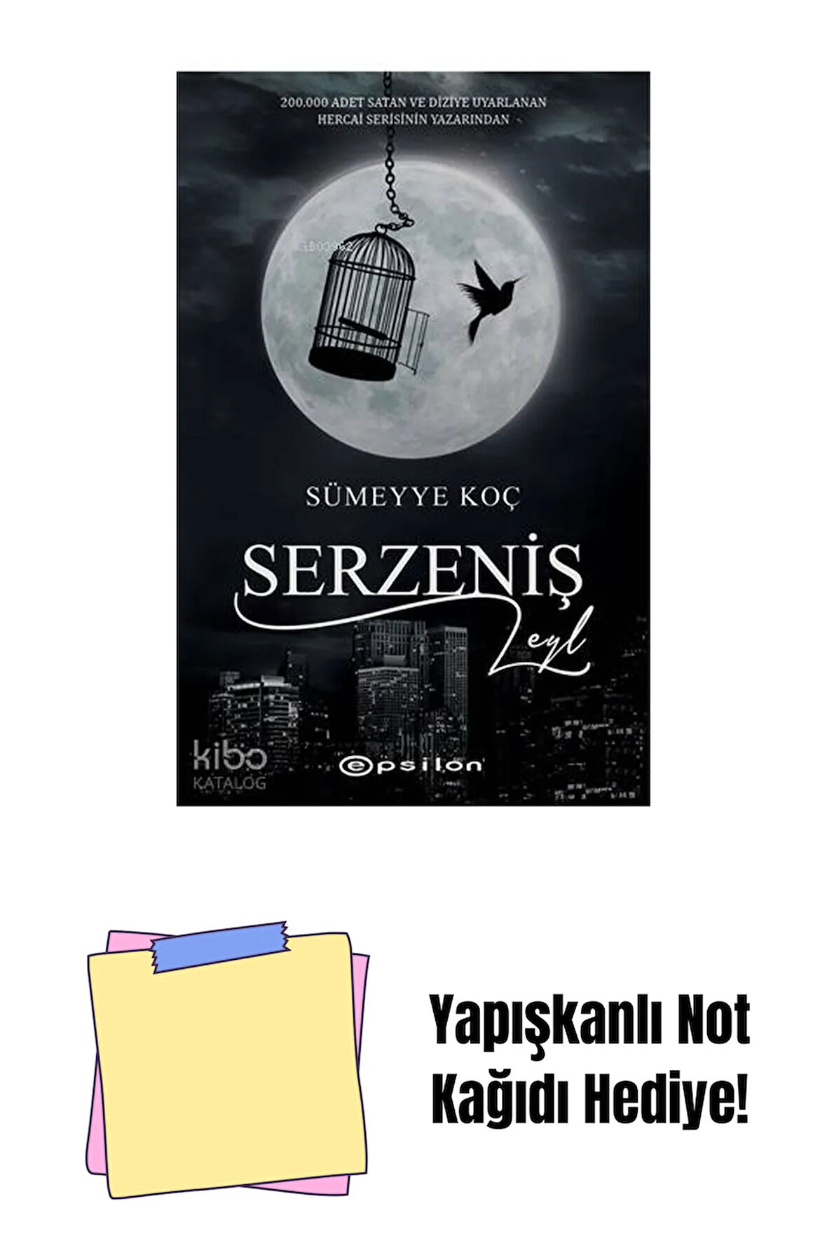 Serzeniş Leyl (Sert Kapak) + Yapışkanlı Not Kağıdı