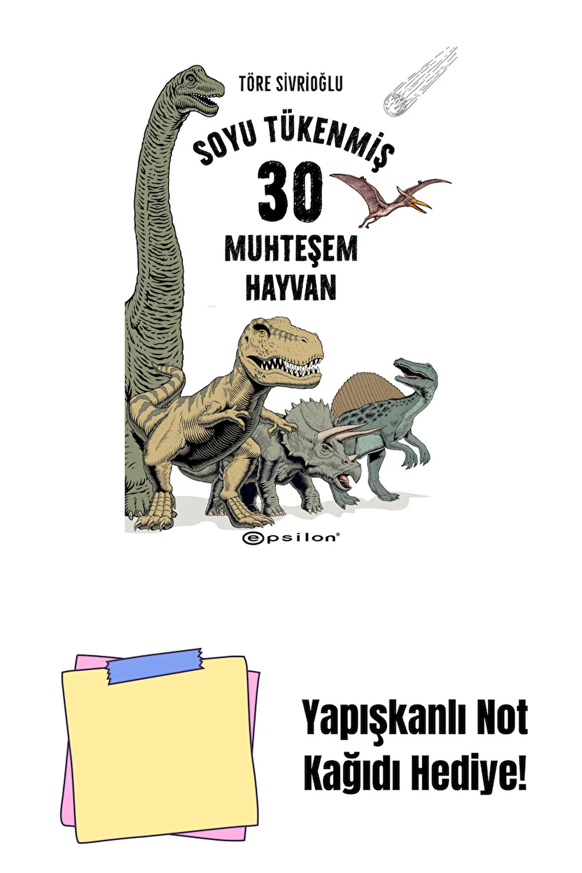 Soyu Tükenen Otuz Muhteşem Hayvan + Yapışkanlı Not Kağıdı