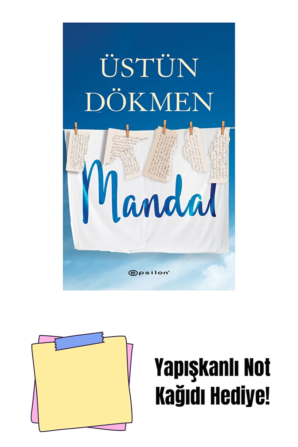 Mandal + Yapışkanlı Not Kağıdı