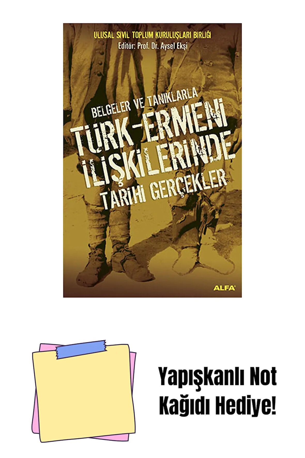 Belgeler ve Tanıklarla Türk - Ermeni İlişkilerinde Tarihi Gerçekler + Yapışkanlı Not Kağıdı