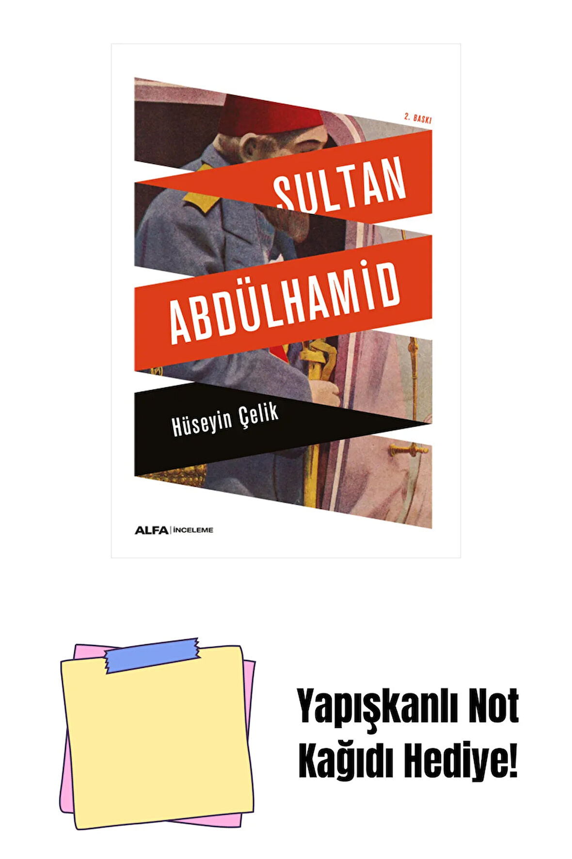 Sultan Abdülhamid + Yapışkanlı Not Kağıdı