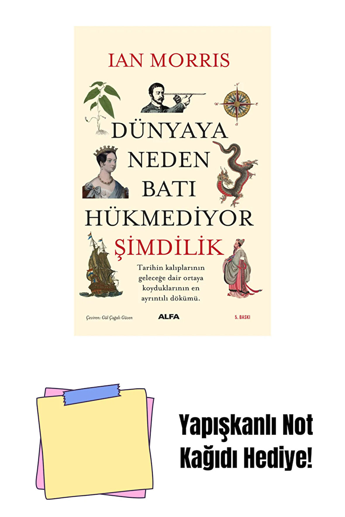 Dünyaya Neden Batı Hükmediyor - Şimdilik + Yapışkanlı Not Kağıdı
