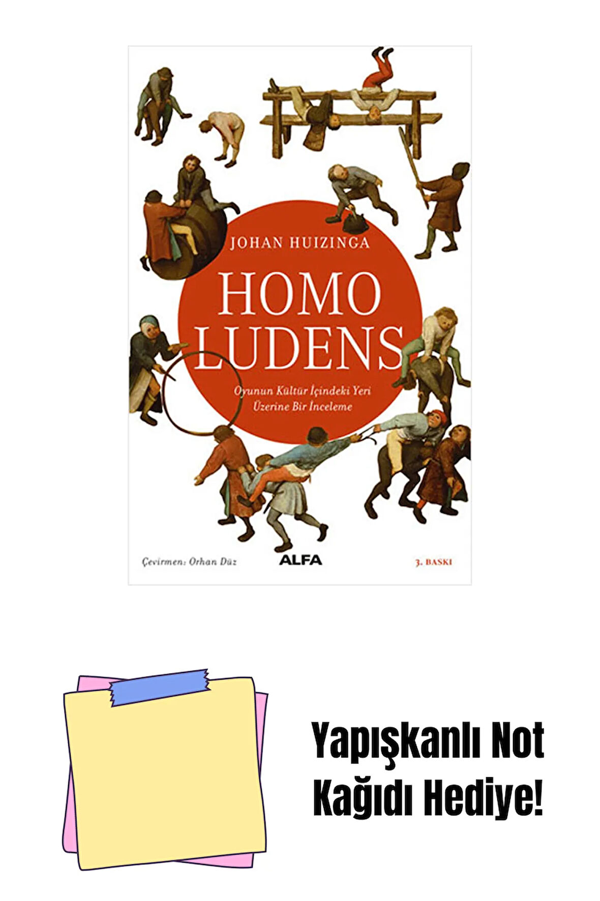 Homo Ludens + Yapışkanlı Not Kağıdı