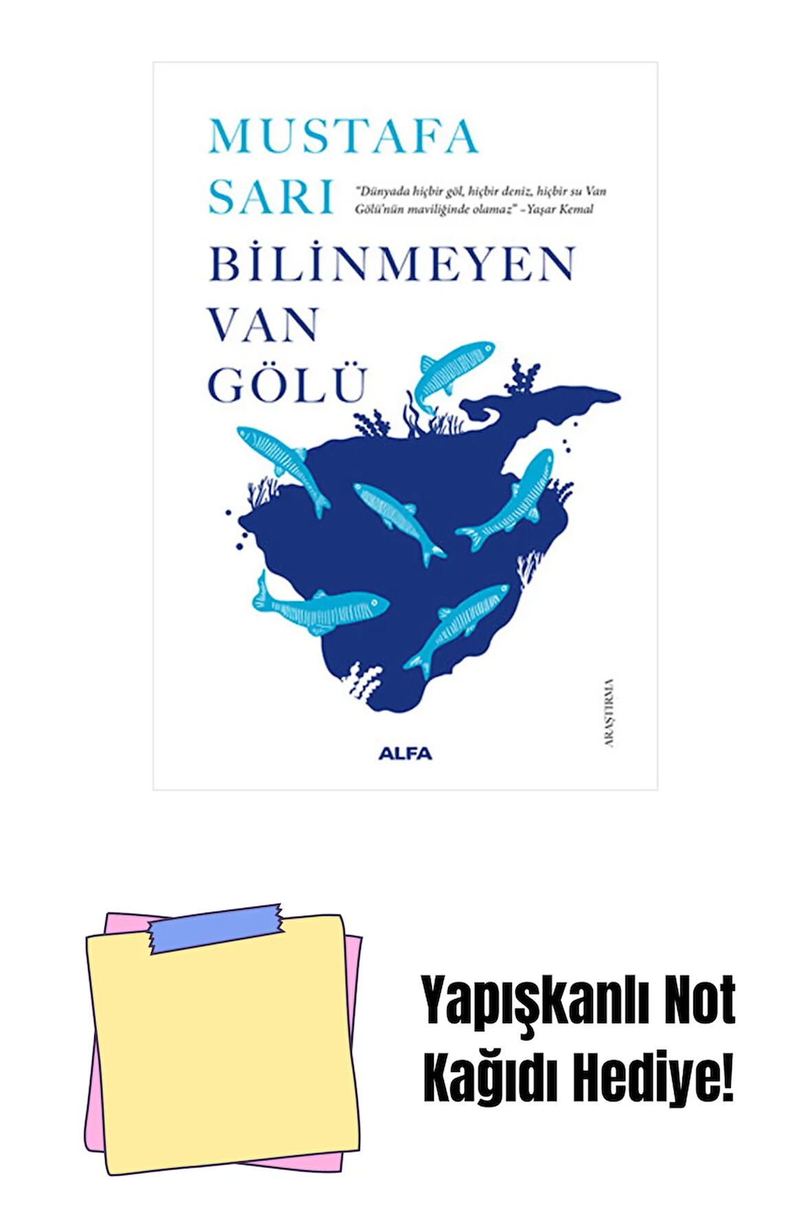 Bilinmeyen Van Gölü + Yapışkanlı Not Kağıdı