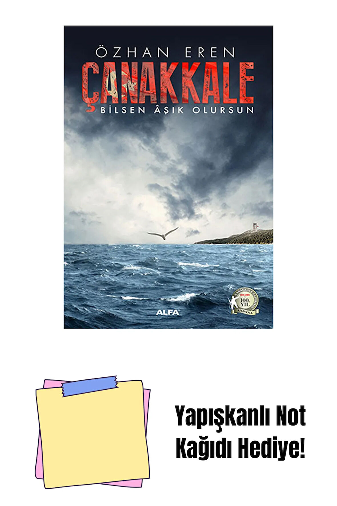 Çanakkale + Yapışkanlı Not Kağıdı