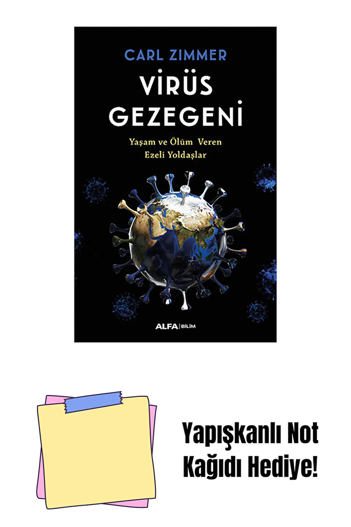 Virüs Gezegeni + Yapışkanlı Not Kağıdı