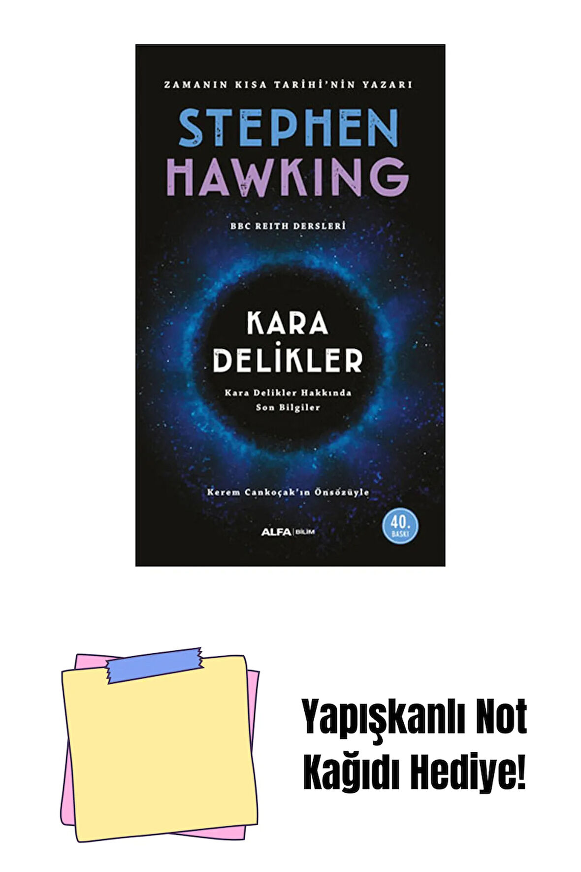 Kara Delikler + Yapışkanlı Not Kağıdı