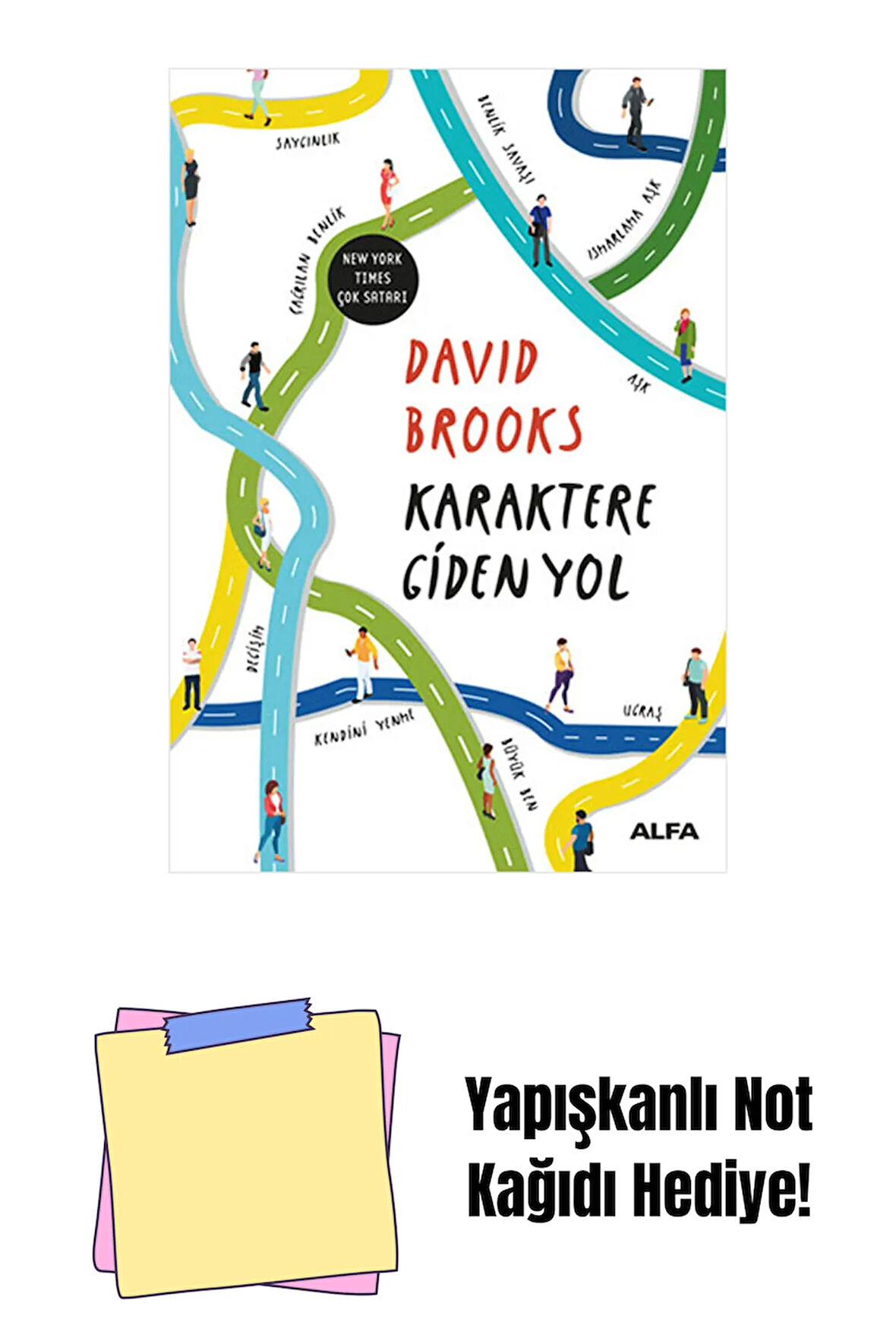 Karaktere Giden Yol + Yapışkanlı Not Kağıdı