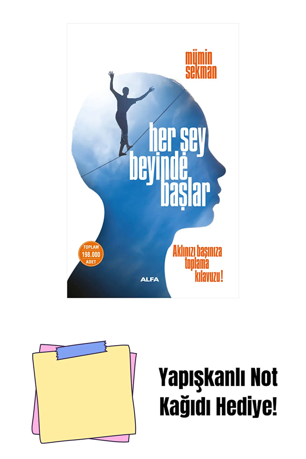 Her Şey Beyinde Başlar + Yapışkanlı Not Kağıdı