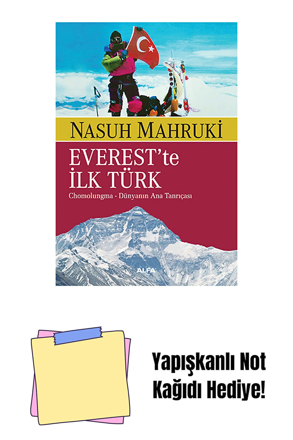Everest'te İlk Türk + Yapışkanlı Not Kağıdı