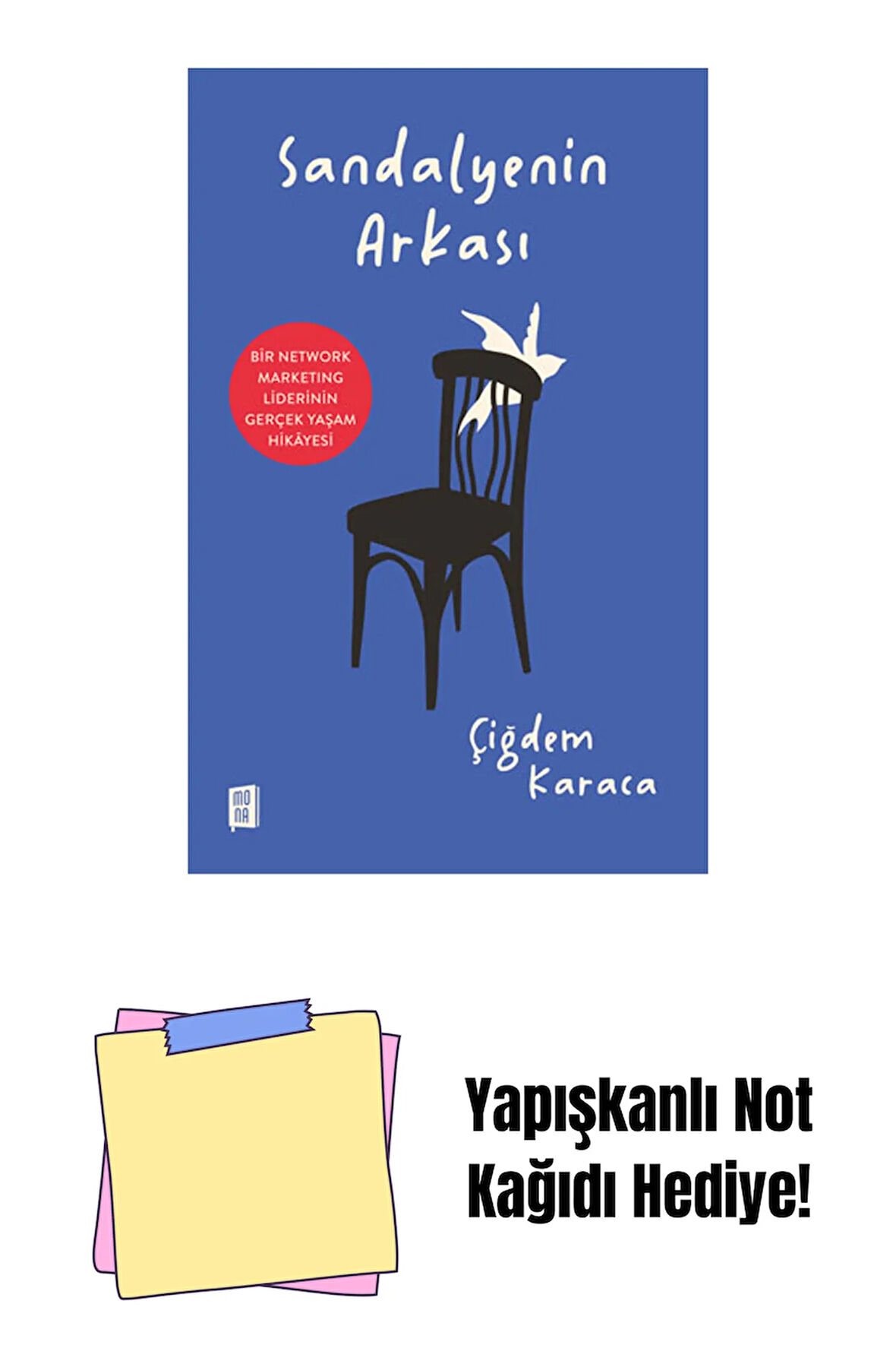 Sandalyenin Arkası + Yapışkanlı Not Kağıdı