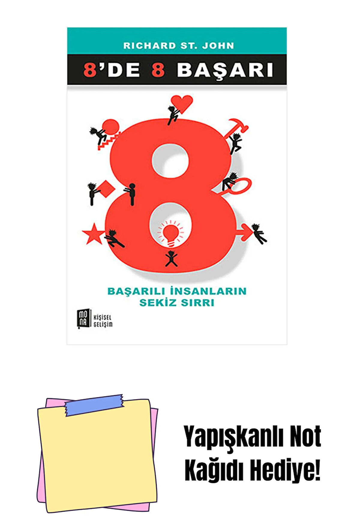 8'de 8 Başarı + Yapışkanlı Not Kağıdı