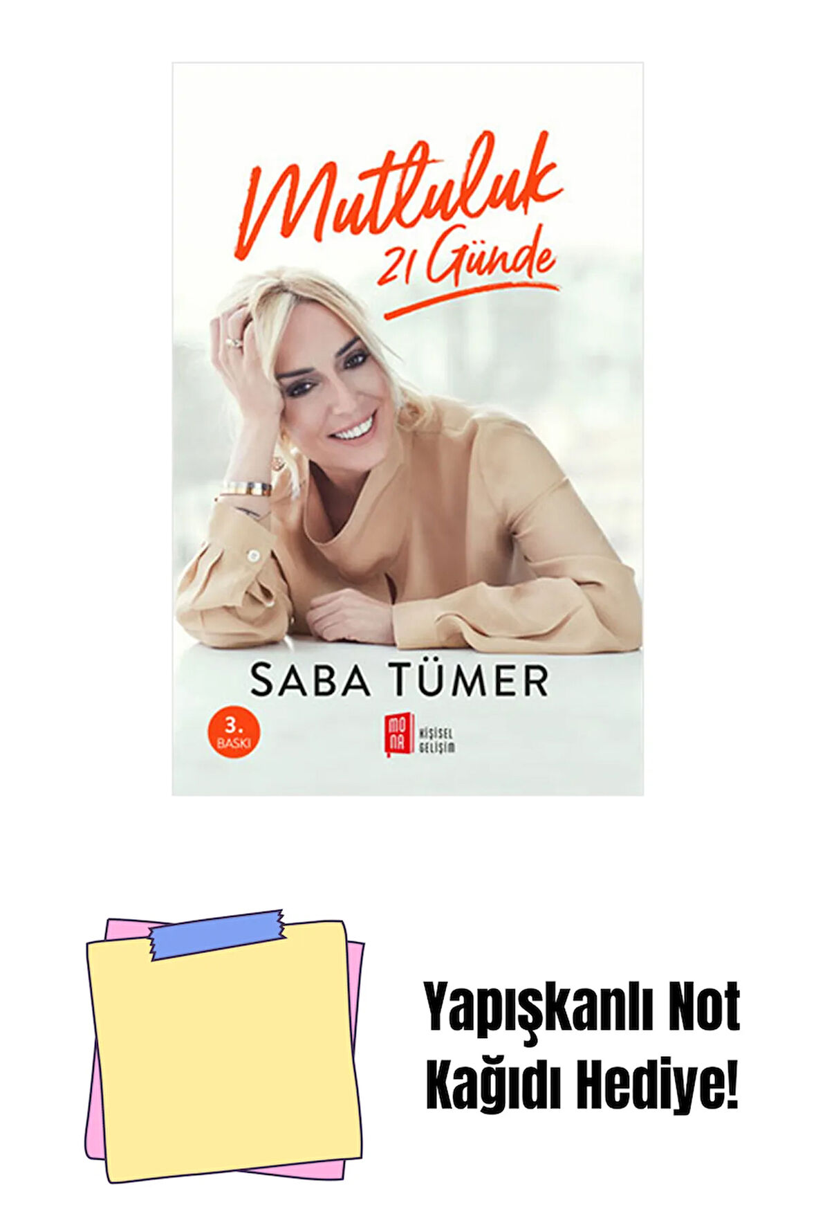 Mutluluk 21 Günde + Yapışkanlı Not Kağıdı