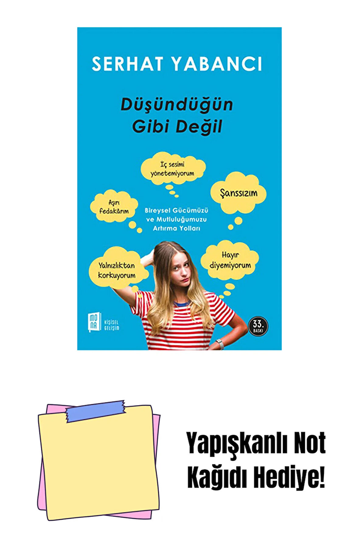 Düşündüğün Gibi Değil + Yapışkanlı Not Kağıdı