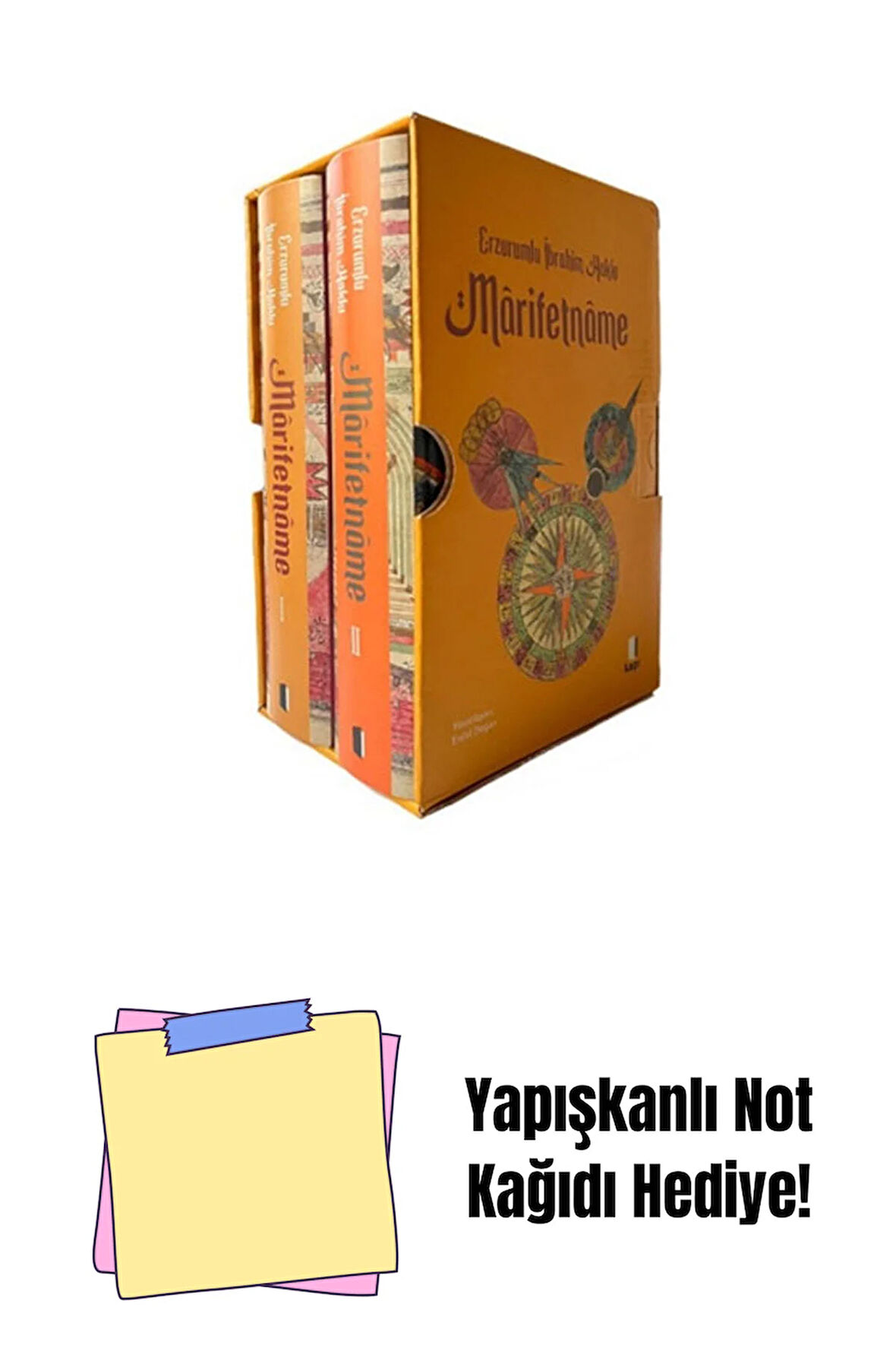 Mârifetnâme 1-2 (Ciltli - Kutulu Set) + Yapışkanlı Not Kağıdı