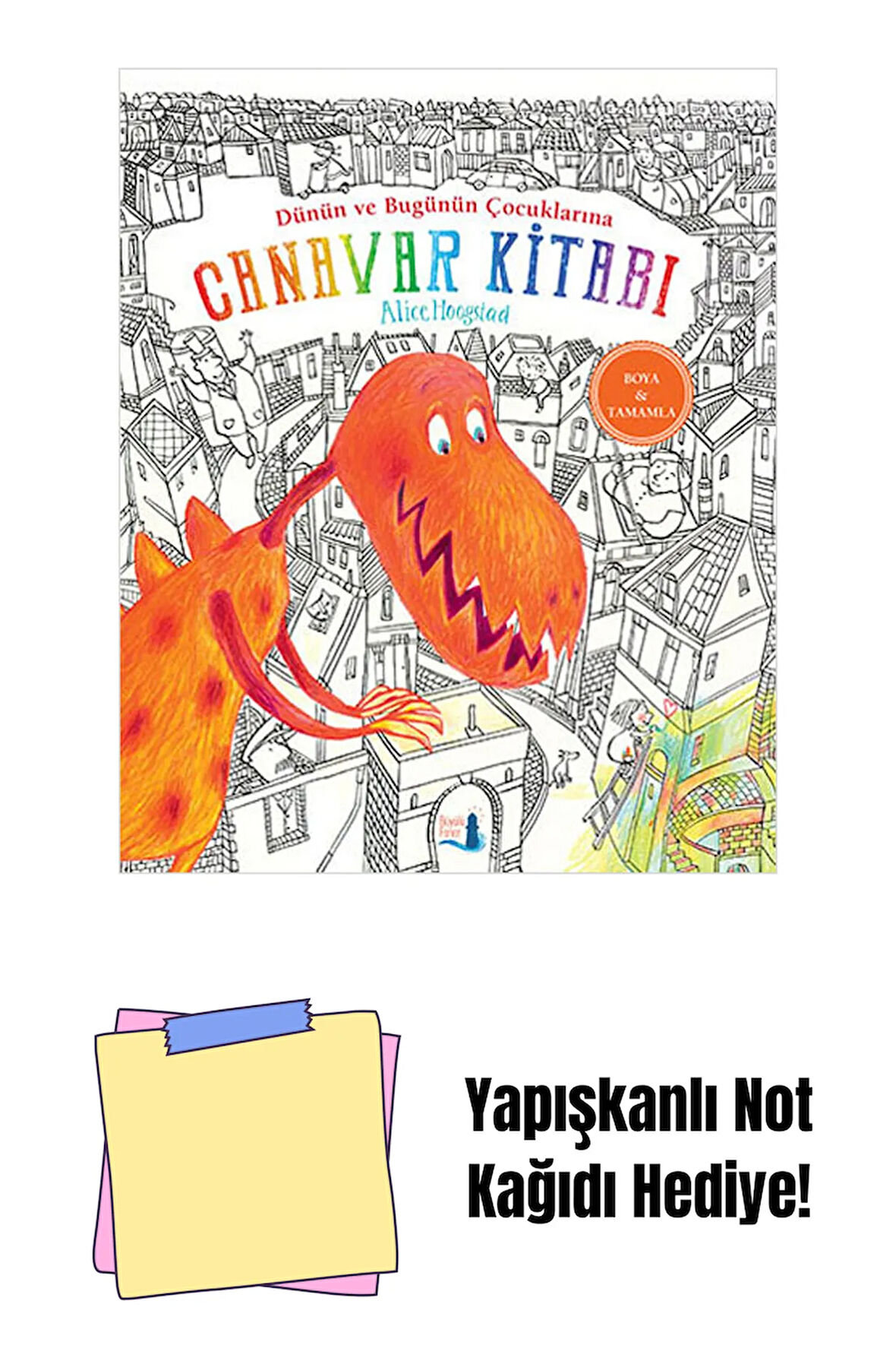 Canavar Kitabı (Ciltli) + Yapışkanlı Not Kağıdı