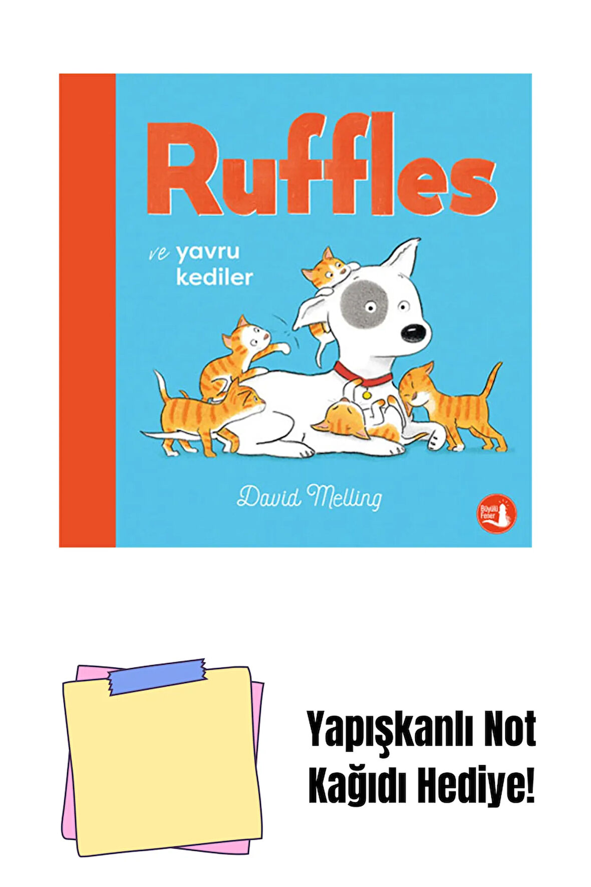 Ruffles ve Yavru Kediler + Yapışkanlı Not Kağıdı