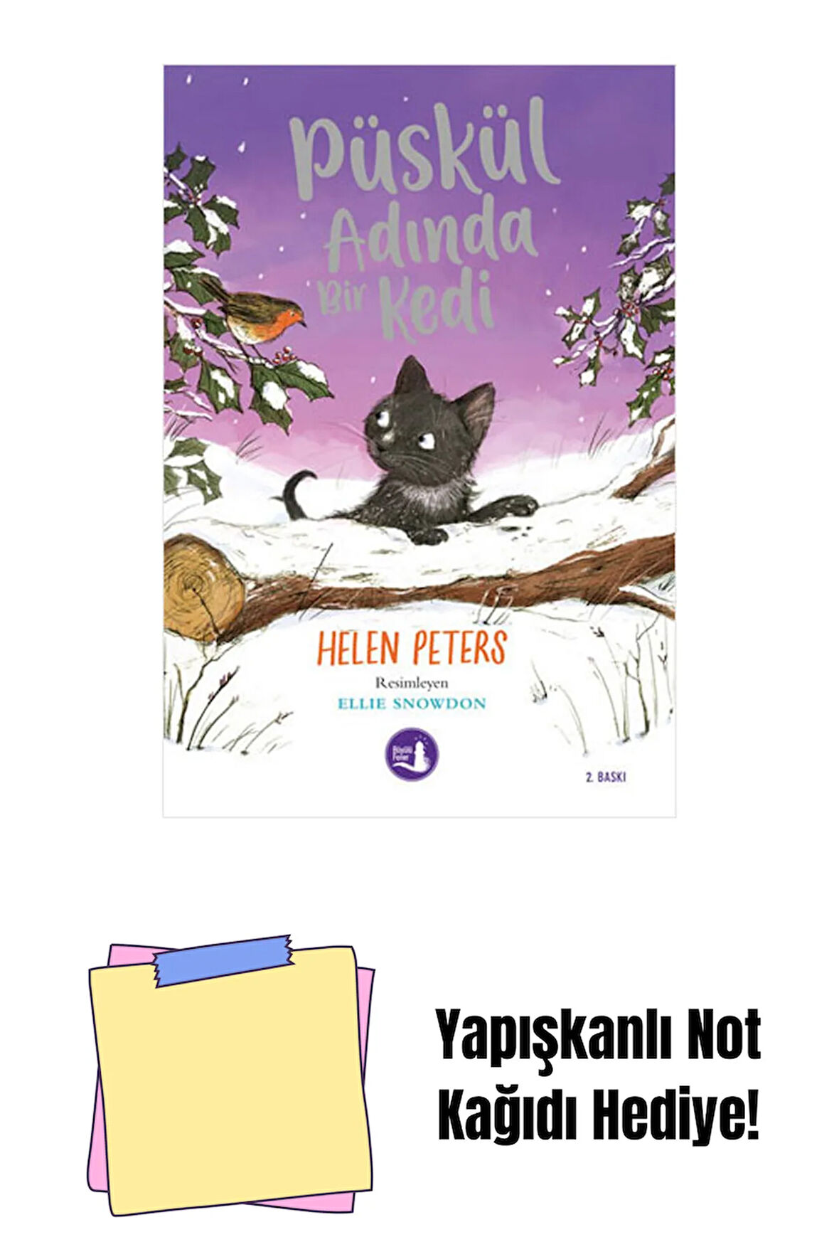 Püskül Adında Bir Kedi + Yapışkanlı Not Kağıdı