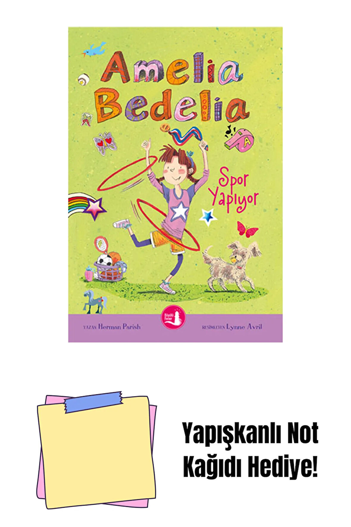 Amelia Bedelia - Spor Yapıyor + Yapışkanlı Not Kağıdı