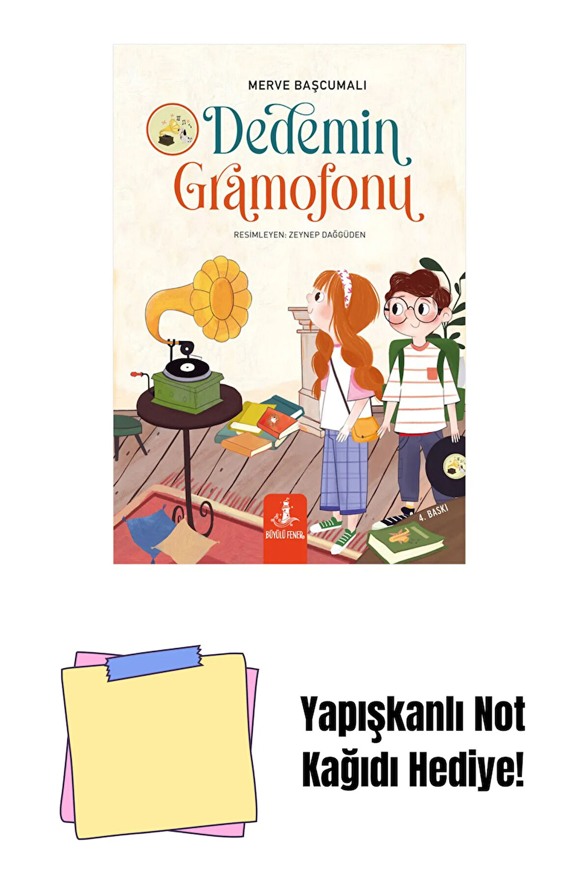Dedemin Gramofonu + Yapışkanlı Not Kağıdı