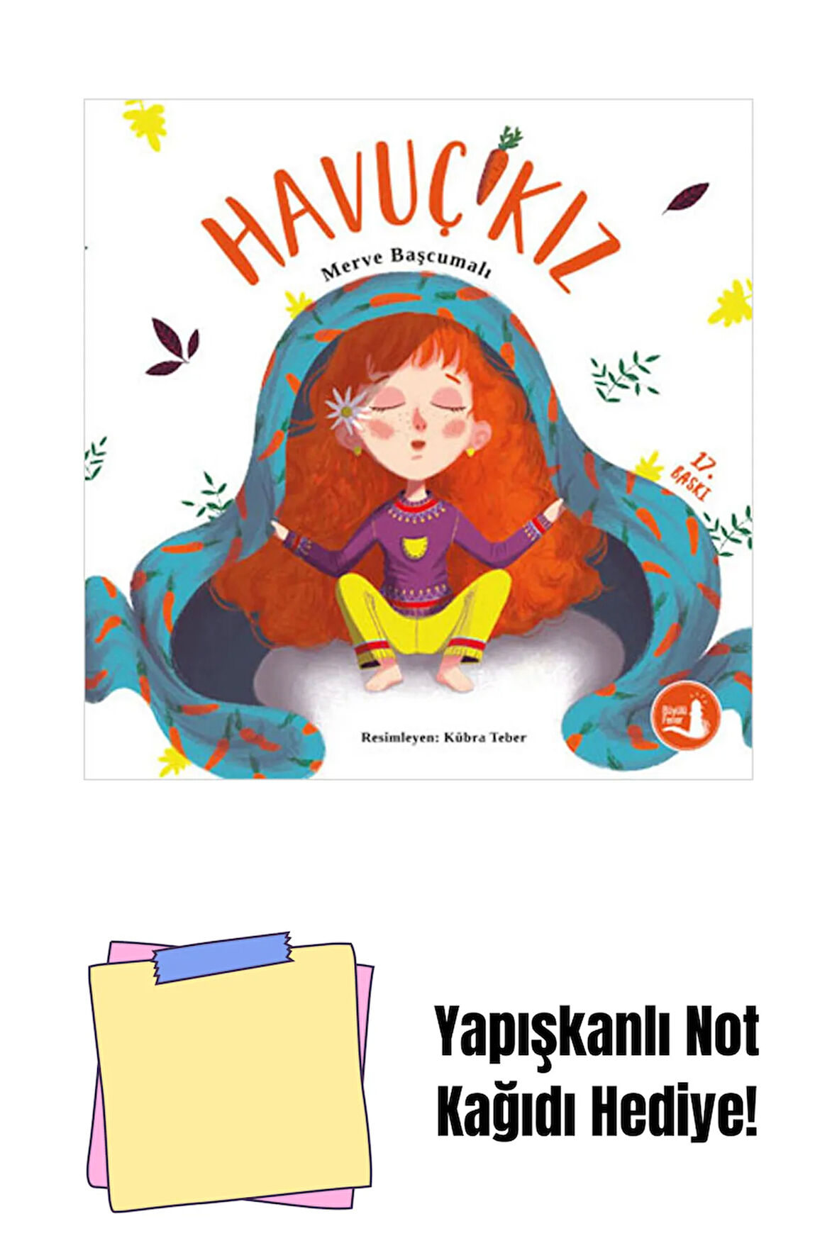 Havuç Kız + Yapışkanlı Not Kağıdı