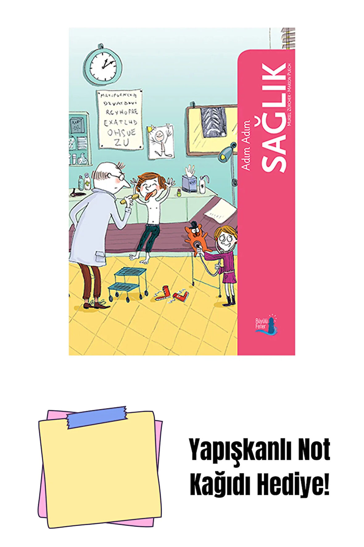 Adım Adım Sağlık + Yapışkanlı Not Kağıdı