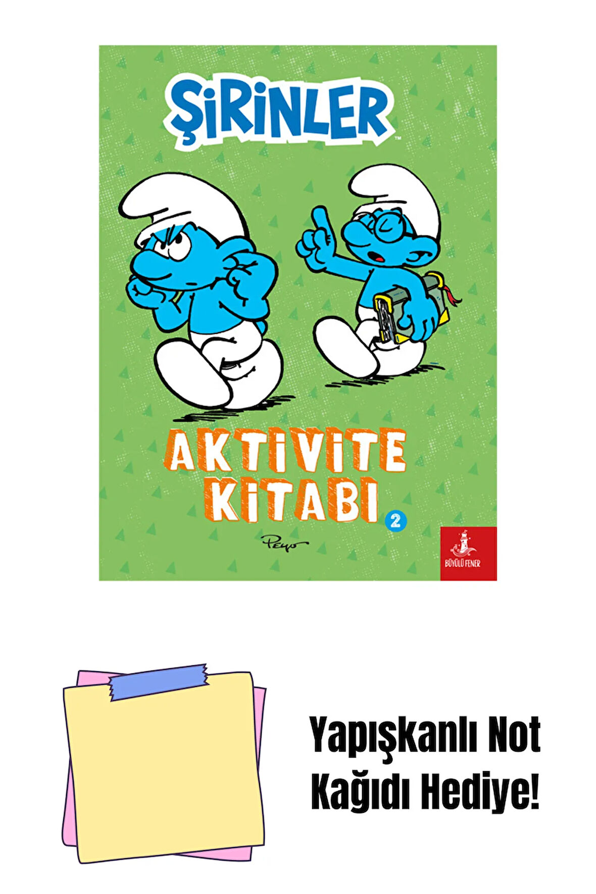 Şirinler - Aktivite Kitabı 2 + Yapışkanlı Not Kağıdı