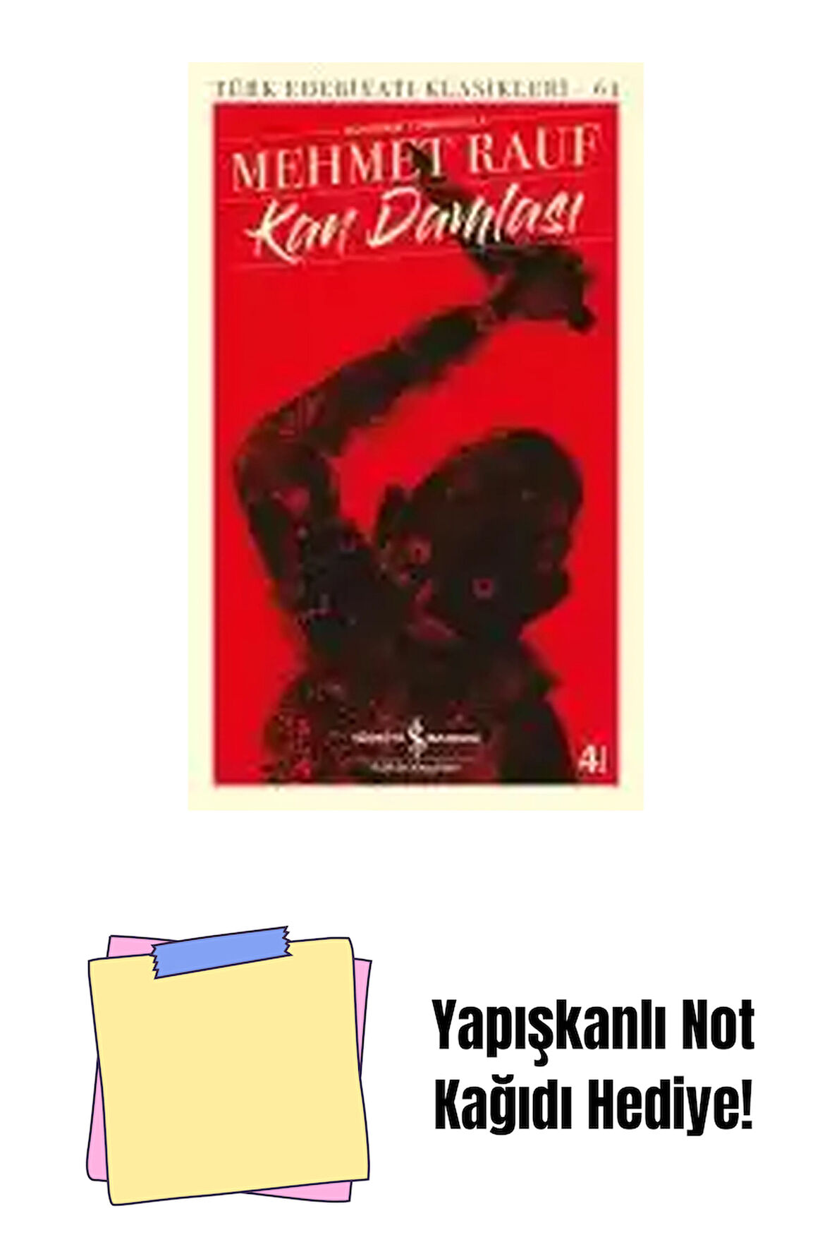 Kan Damlası + Yapışkanlı Not Kağıdı