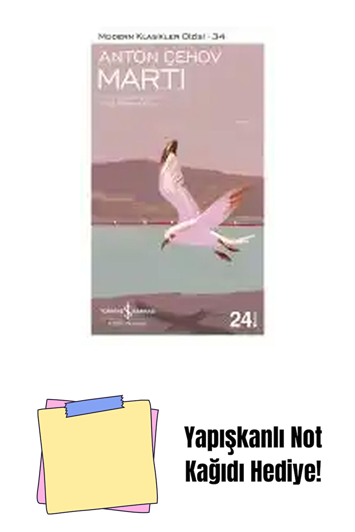 Martı + Yapışkanlı Not Kağıdı