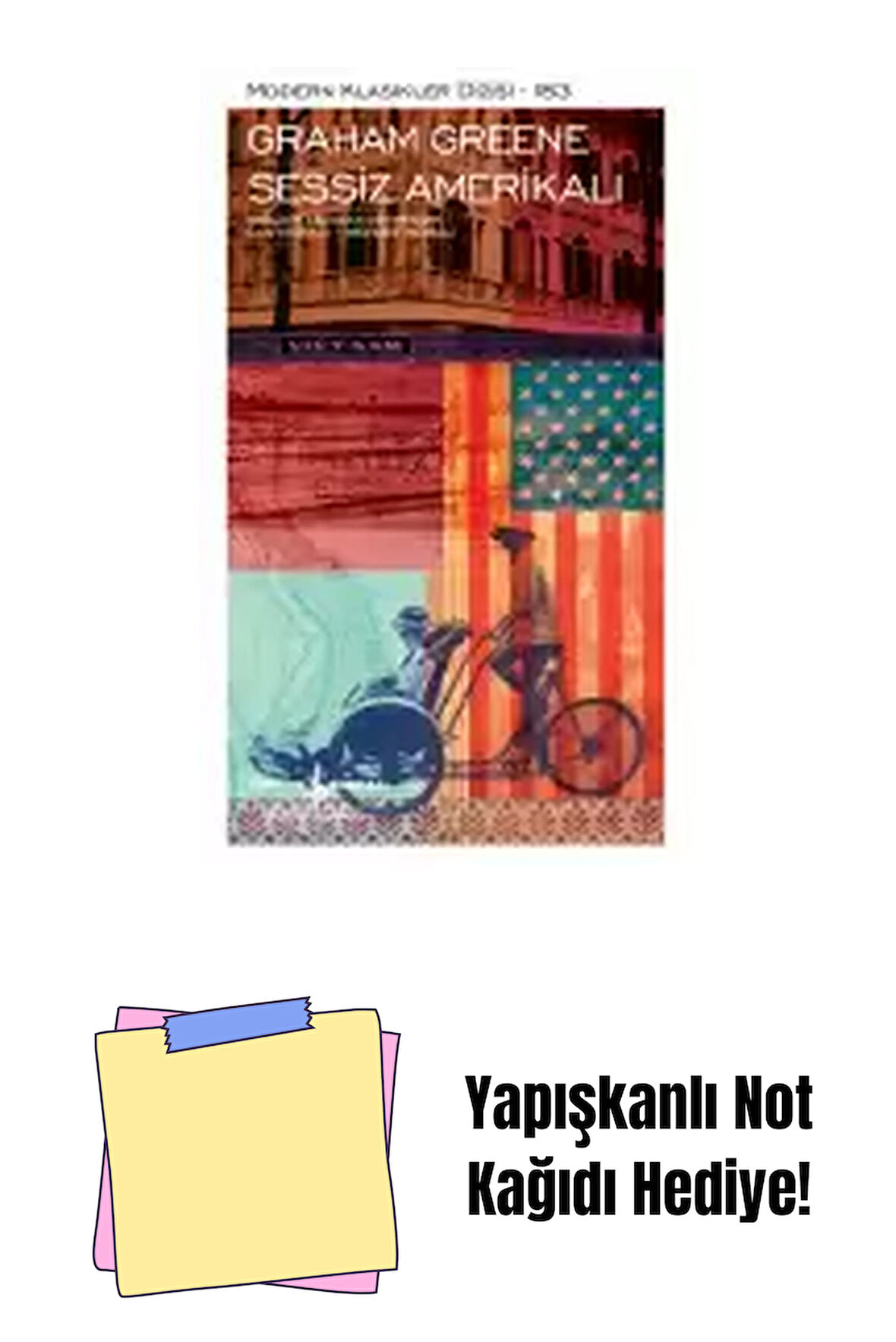 Sessiz Amerikalı – Sert Kapak + Yapışkanlı Not Kağıdı