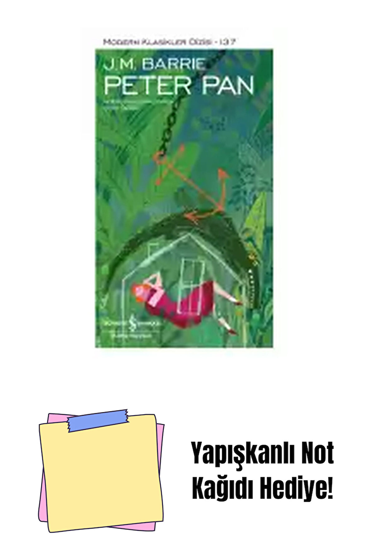 Peter Pan – Sert Kapak + Yapışkanlı Not Kağıdı