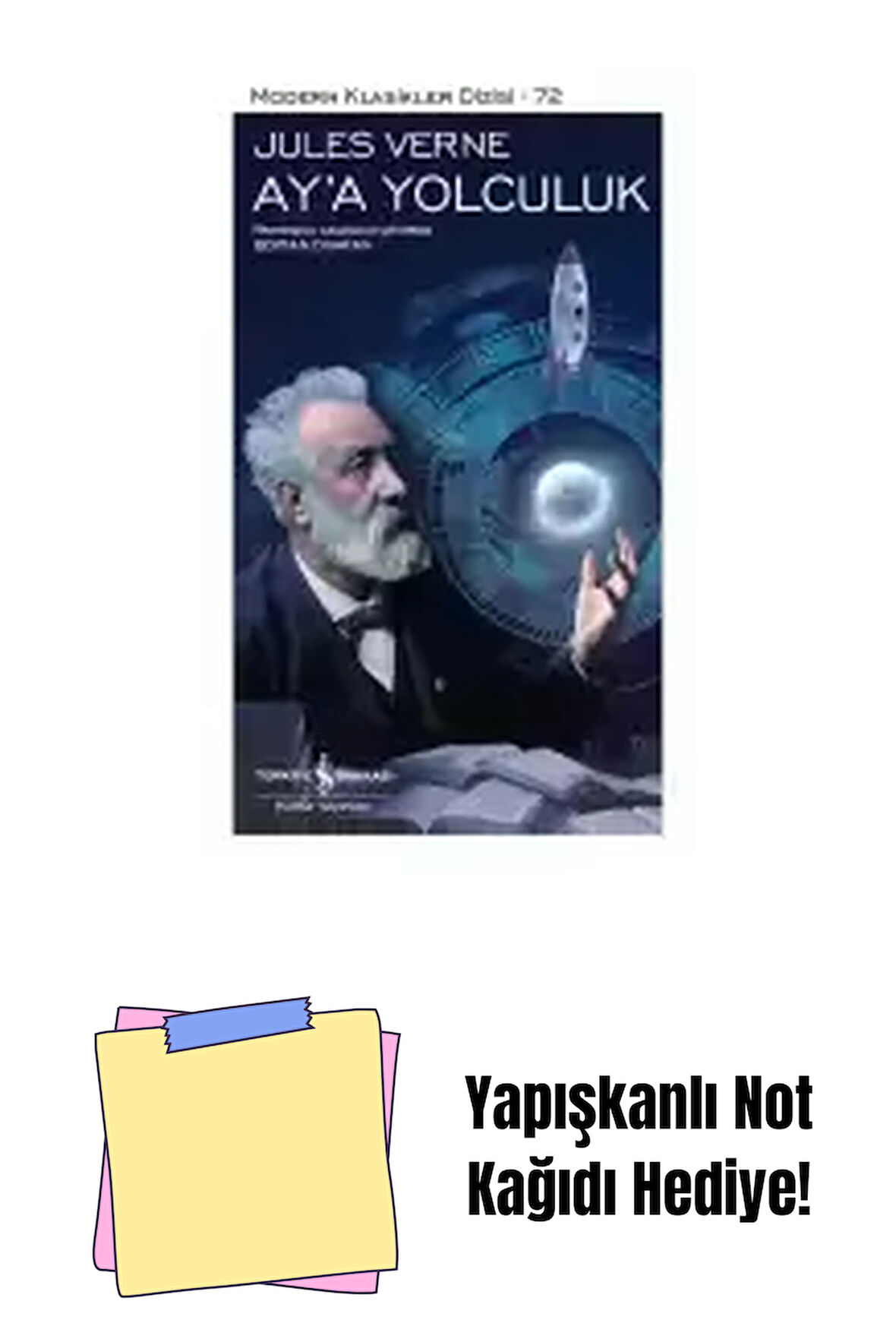 Ay’a Yolculuk – Sert Kapak + Yapışkanlı Not Kağıdı