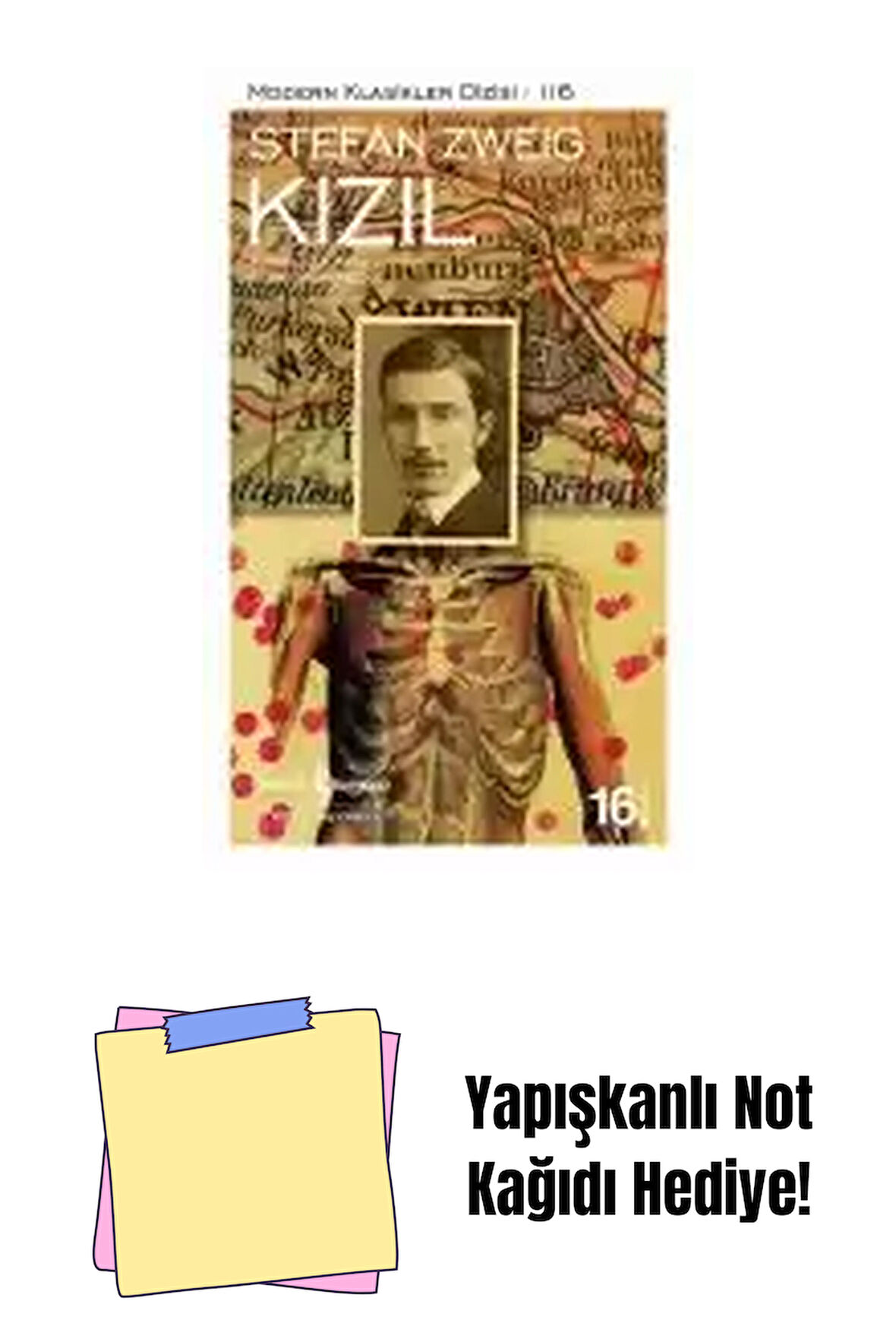 Kızıl + Yapışkanlı Not Kağıdı