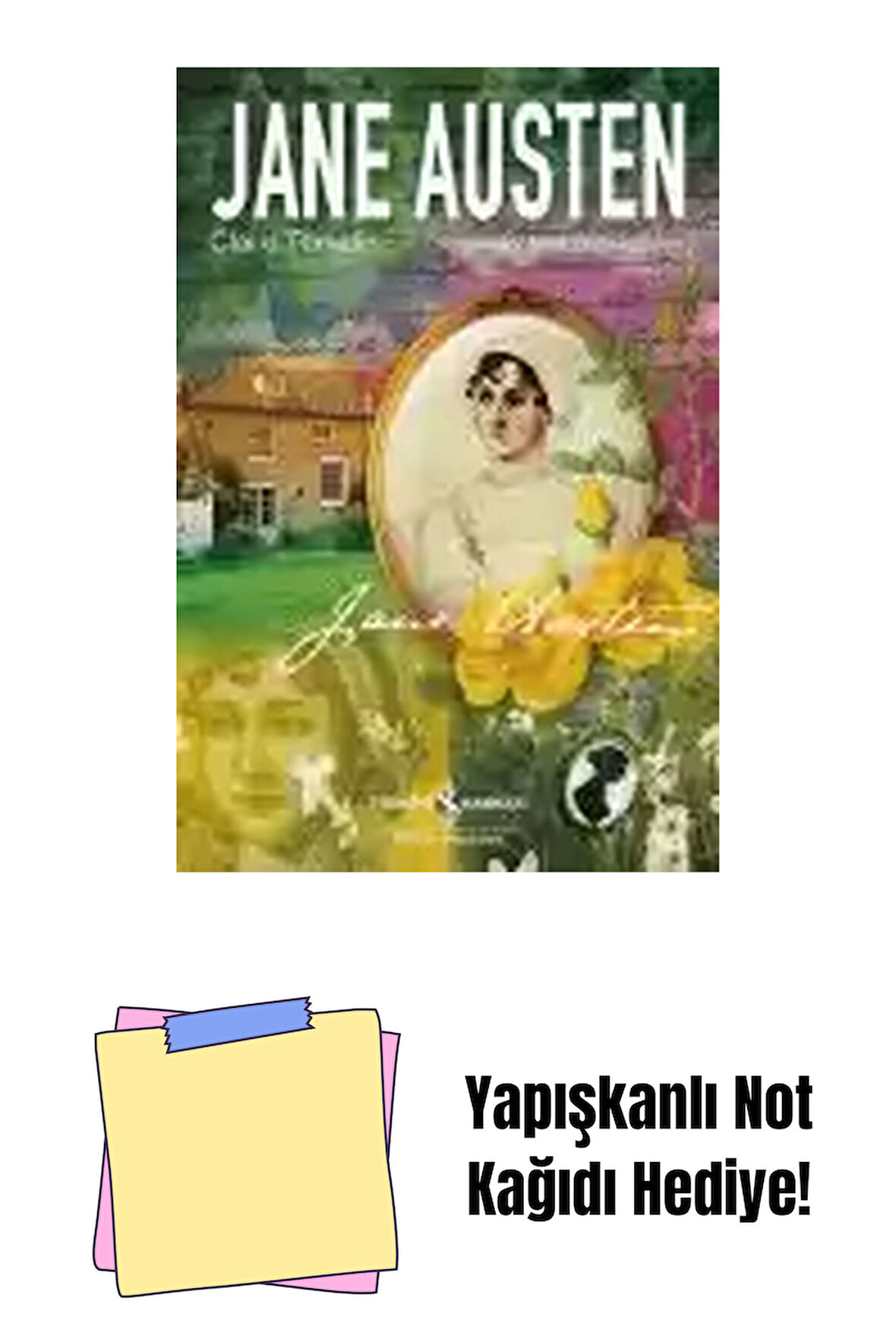Jane Austen – Karton Kapak + Yapışkanlı Not Kağıdı