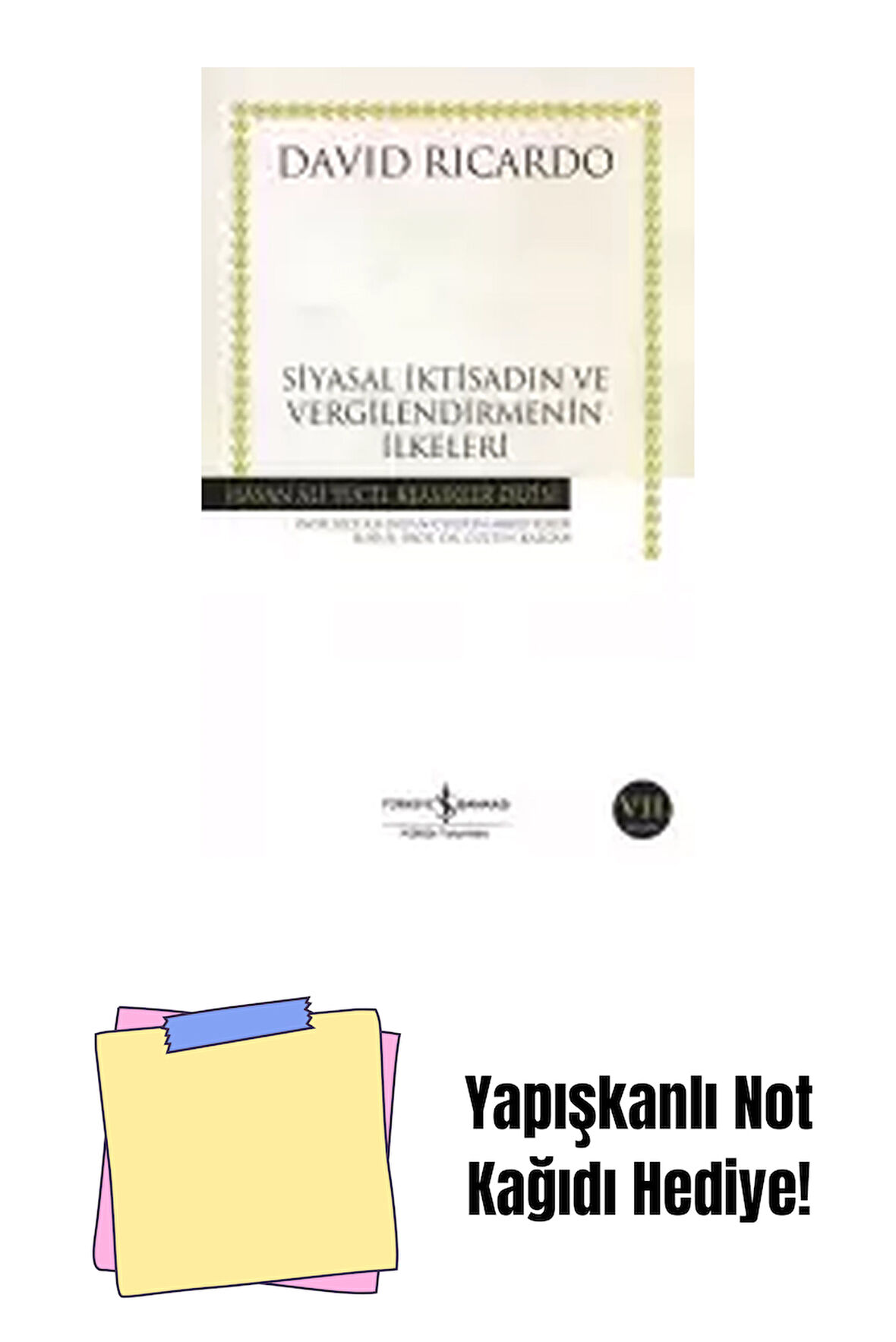 Siyasal İktisadın ve Vergilendirmenin İlkeleri + Yapışkanlı Not Kağıdı