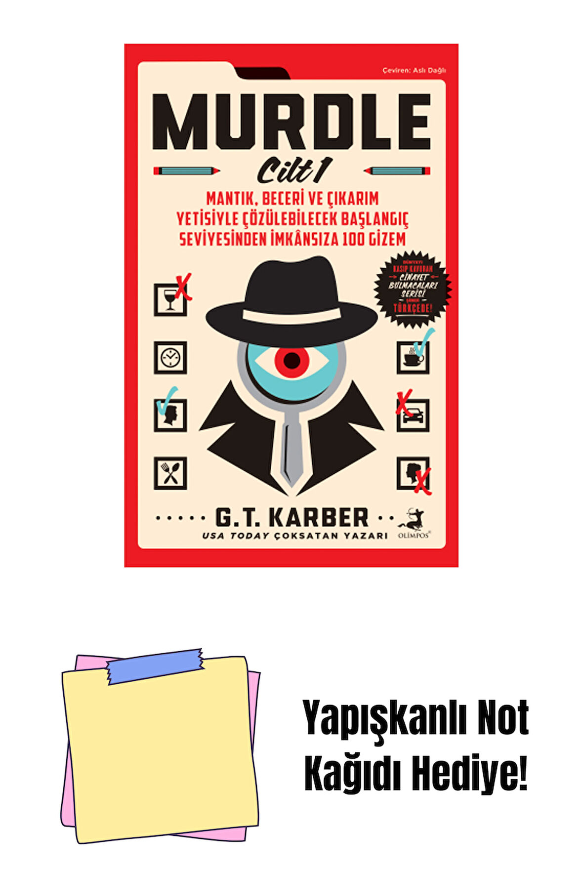 Murdle 1 + Yapışkanlı Not Kağıdı