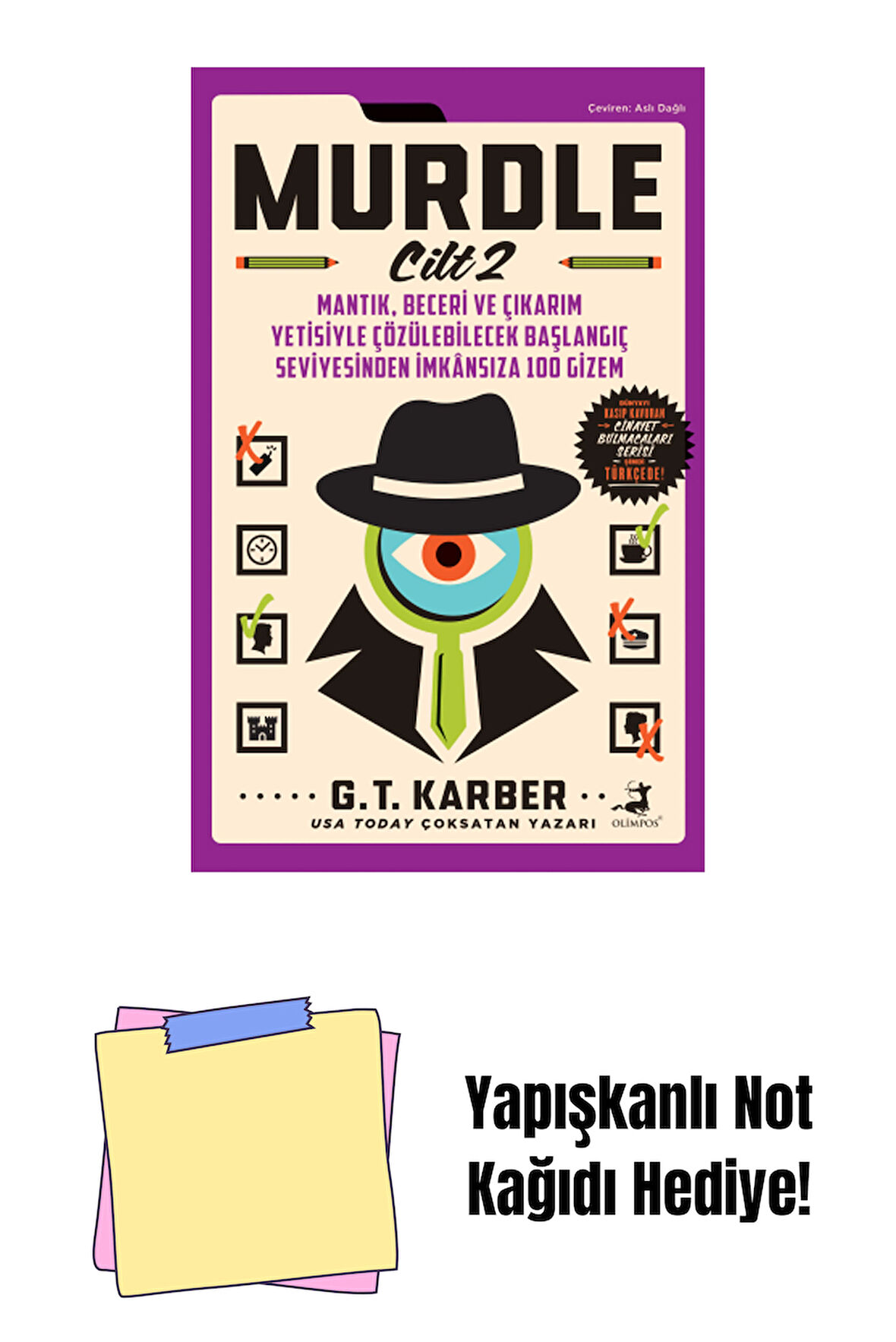Murdle 2 + Yapışkanlı Not Kağıdı